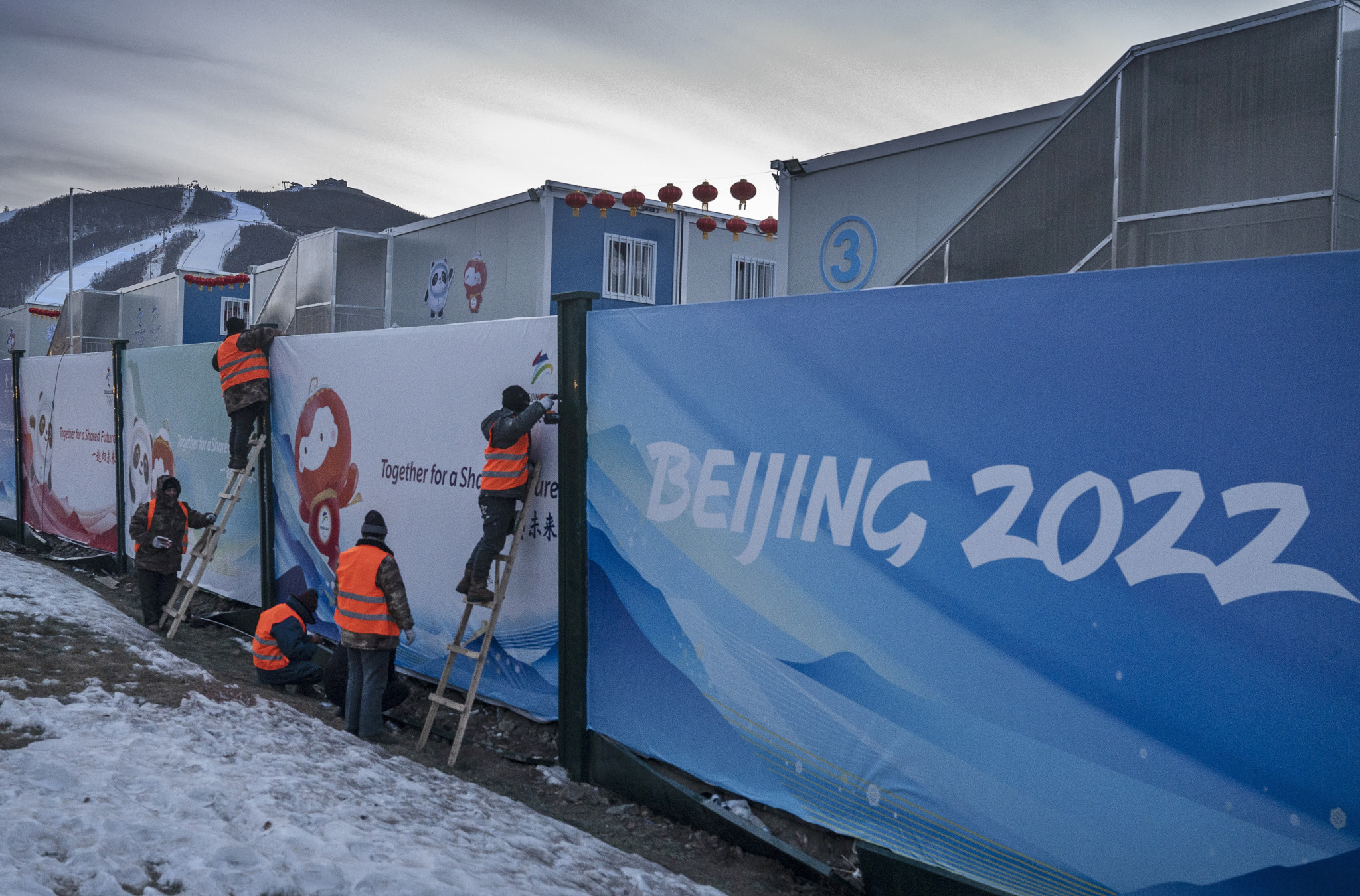 Unvaccinated athletes arriving in Beijing for the Winter Olympic Games must quarantine for three weeks ©Getty Images