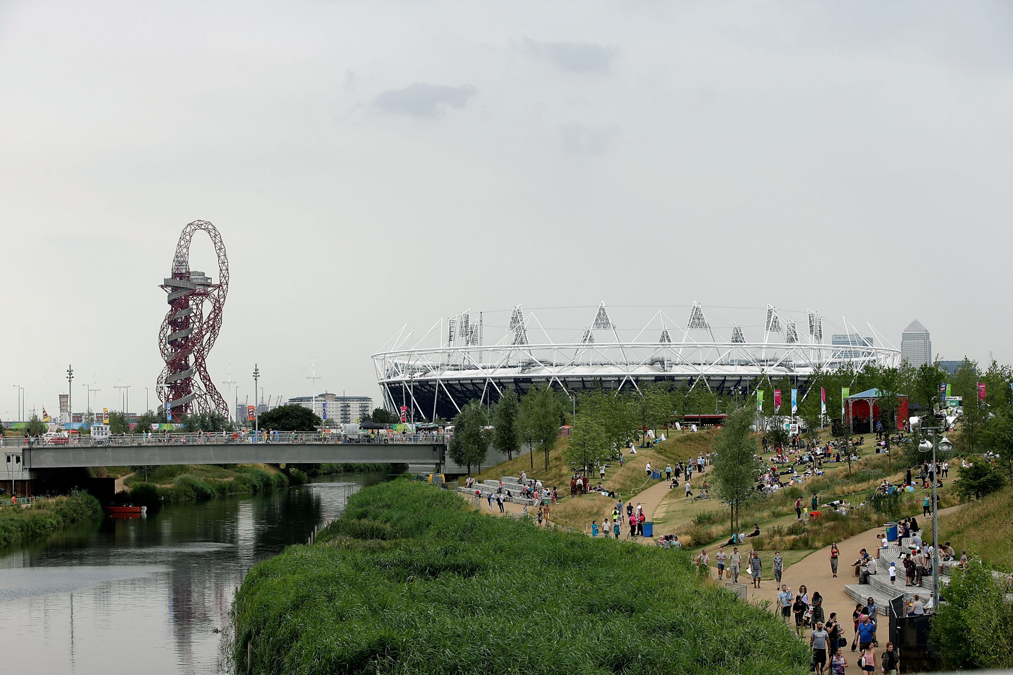 The 1,800 new houses are due to be built on the west side of the Queen Elizabeth Olympic Park, the site which hosted the London 2012 Olympic Games ©Getty Images