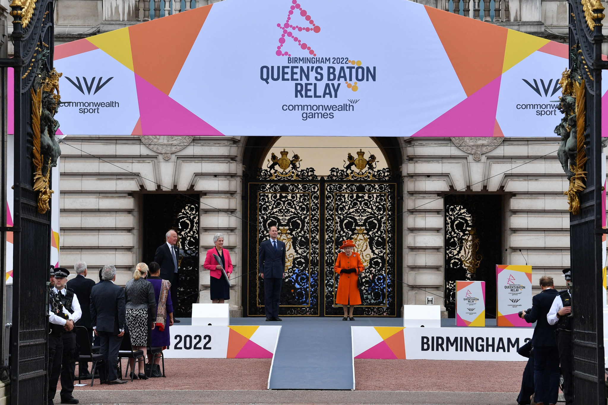 The Queen's Baton Relay launched in October, with England set to be the last of the 72 nations and territories it visits ©Getty Images