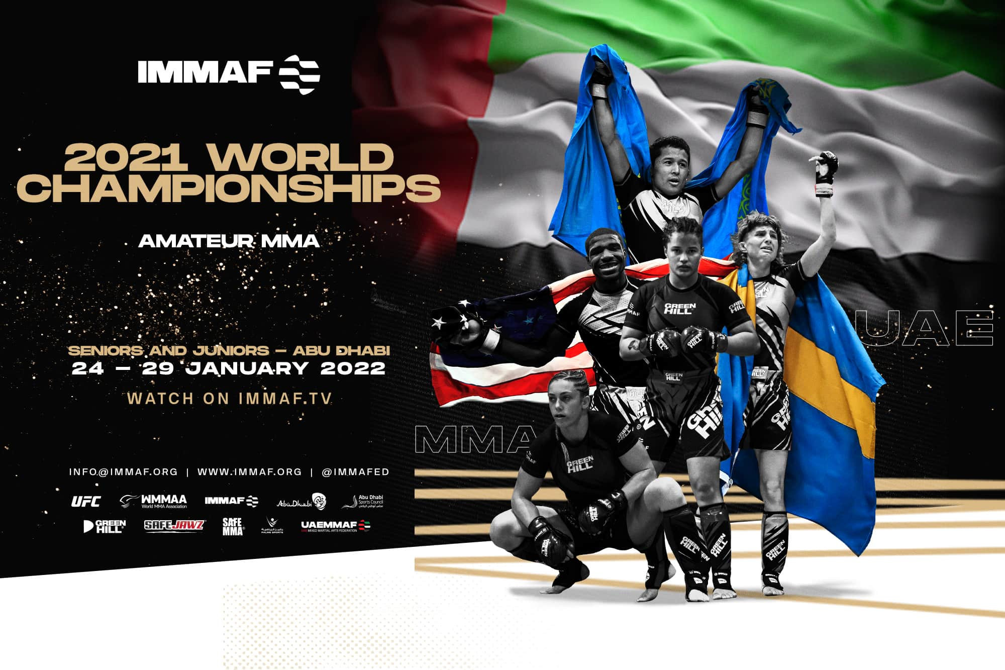 Abu Dhabi is set to host the IMMAF World Championships from January 24 to 29 2022 ©IMMAF