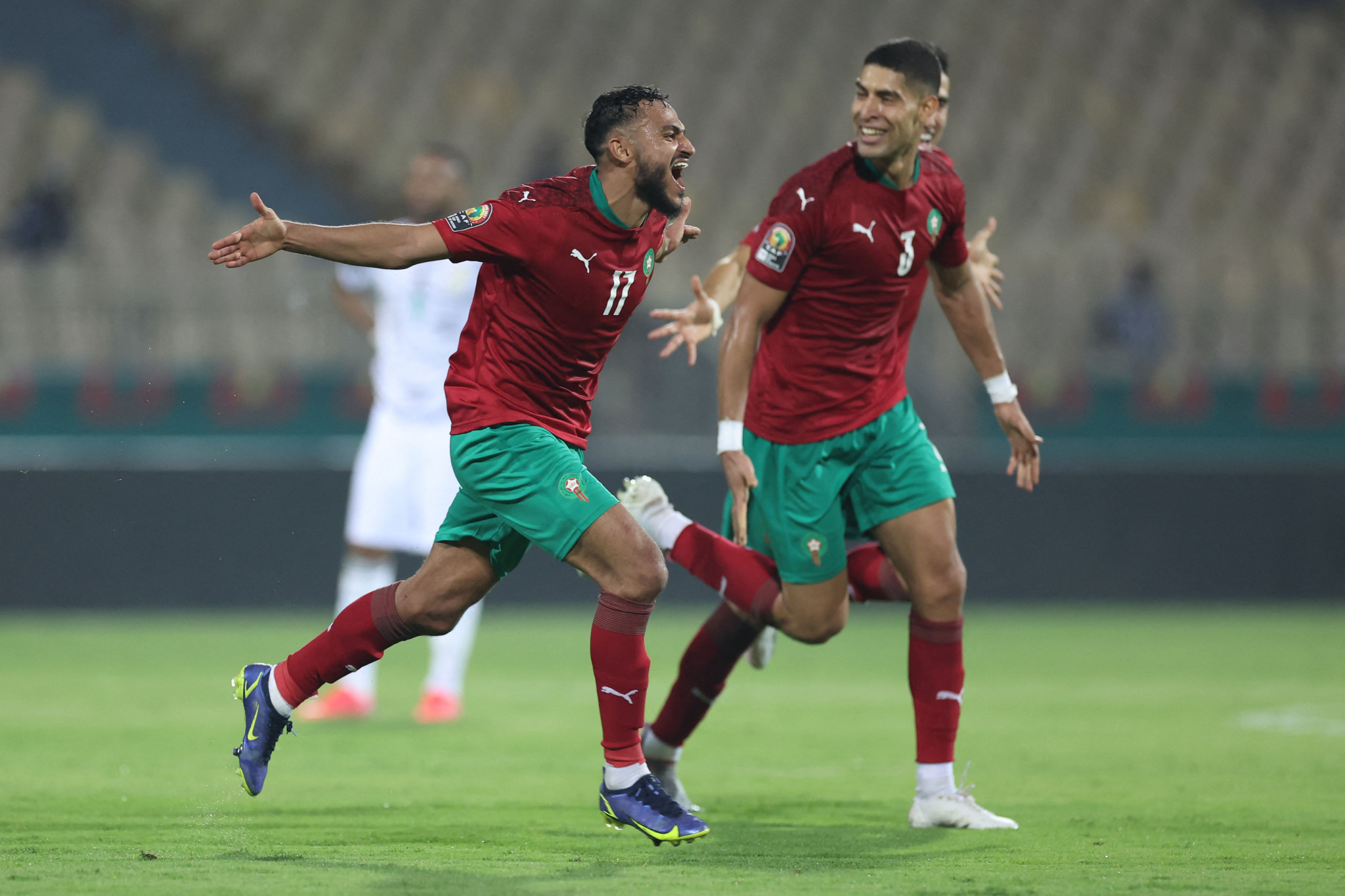 Sofiane Boufal, left, made the difference as Morocco beat Ghana 1-0 ©Getty Images