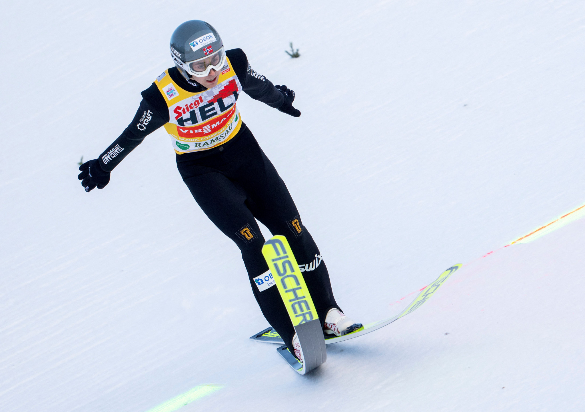 Riiber returns to Nordic Combined World Cup in style with PCR win in Seefeld