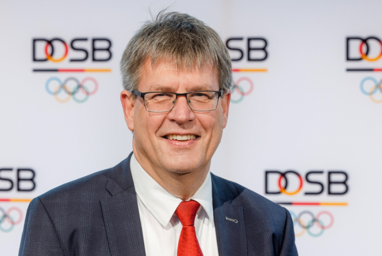 Thomas Weikert admitted 2021 was a year that "put a strain on many DOSB employees" ©DOSB/Michael Reichel