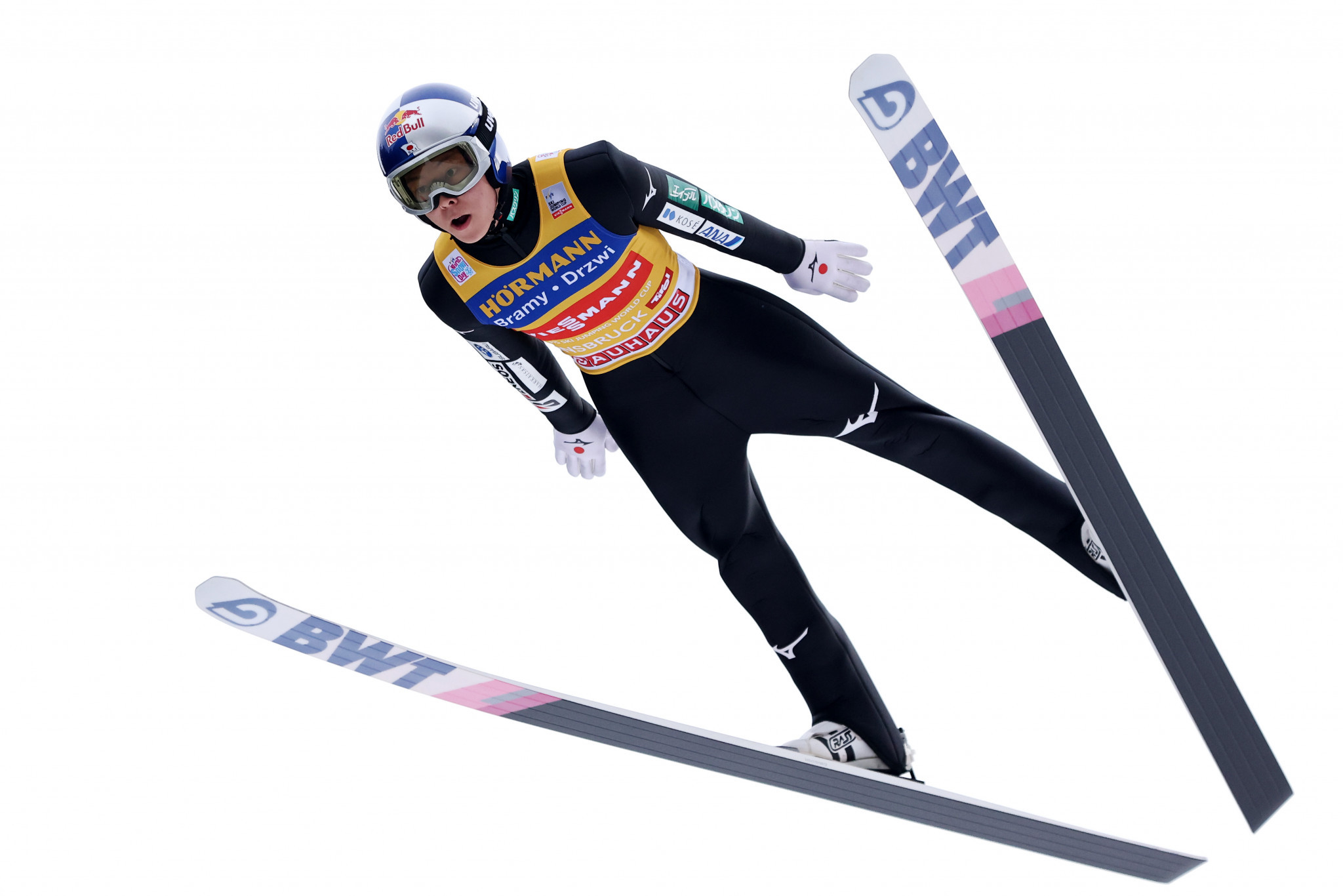 Japan's Ryōyū Kobayashi is the overall leader going into the men's Ski Jumping World Cup in Zakopane ©Getty Images