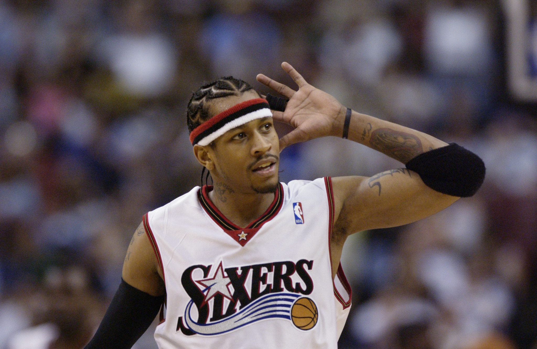 Basketball shoes signed by American Olympic bronze medallist and 11-time NBA All-Star Allen Iverson will be auctioned as part of this year's Shoot for the Cure initiative ©Getty Images