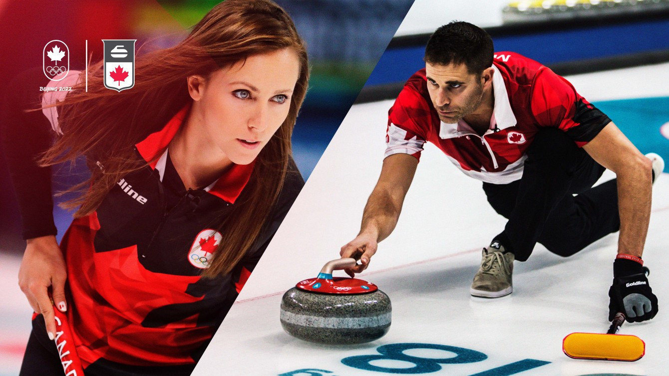 John Morris and Rachel Homan have been chosen to represent Canada in mixed doubles curling at Beijing 2022 ©COC