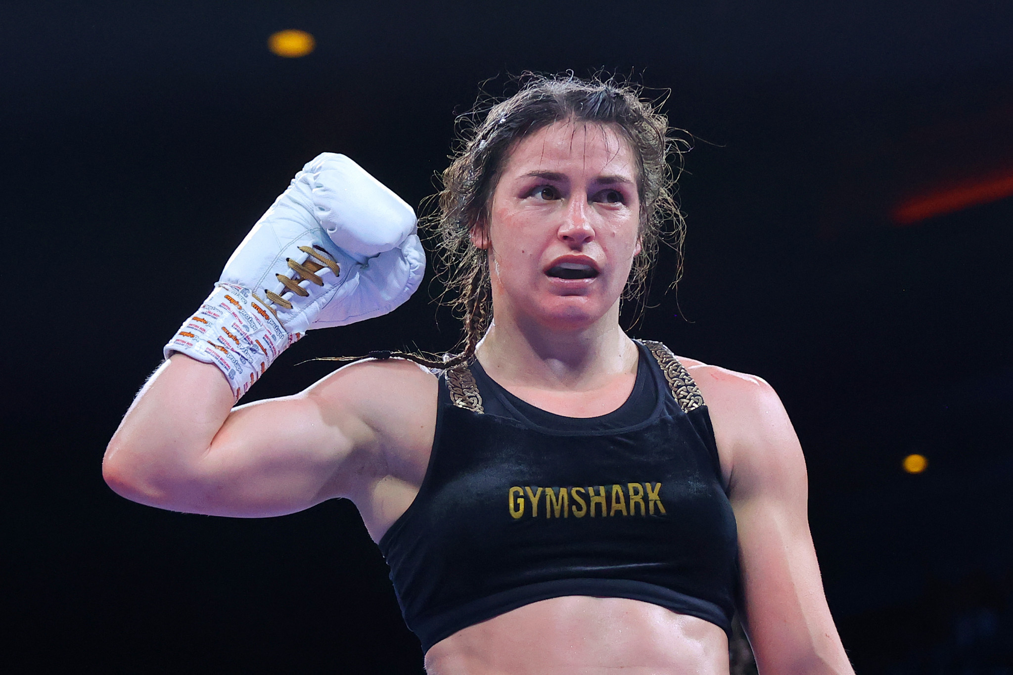 Katie Taylor was named most admired sportsperson in Ireland alongside boxing successor Kellie Harrington ©Getty Images