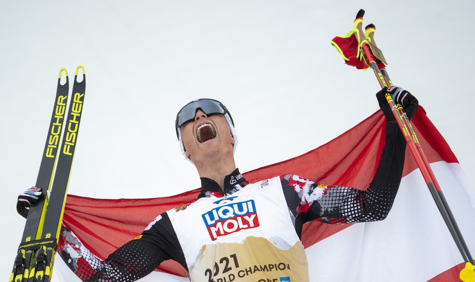 Large hill world champion Johannes Lamparter was victorious in Klingenthal ©Getty Images