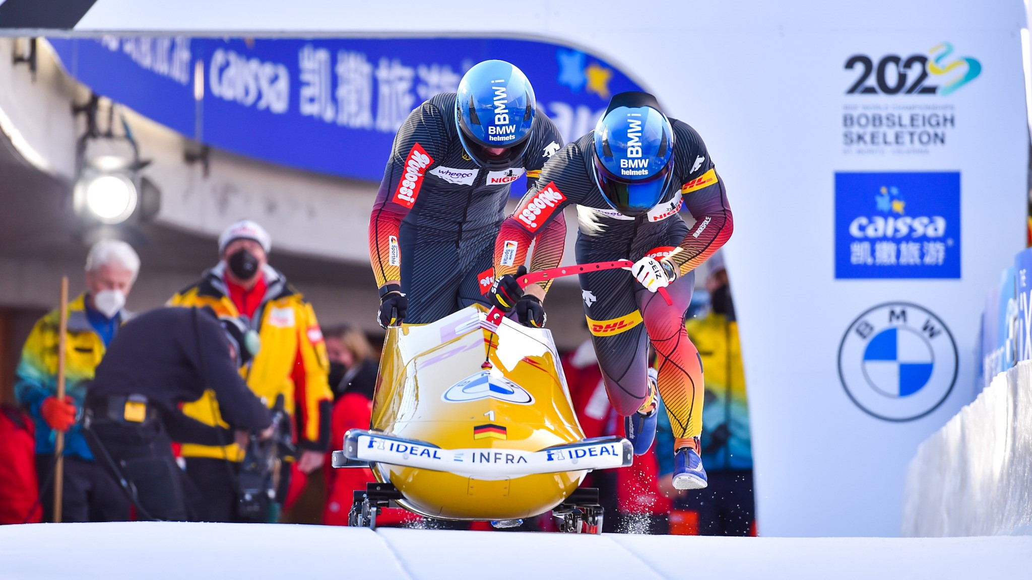 Friedrich and Meyers Taylor emerge victorious at IBSF World Cup