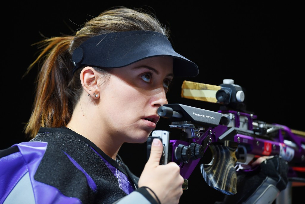 Serbia's Andrea Arsović earned back-to-back women's air rifle victories at the ISSF 10m Grand Prix in Osijek ©Getty Images