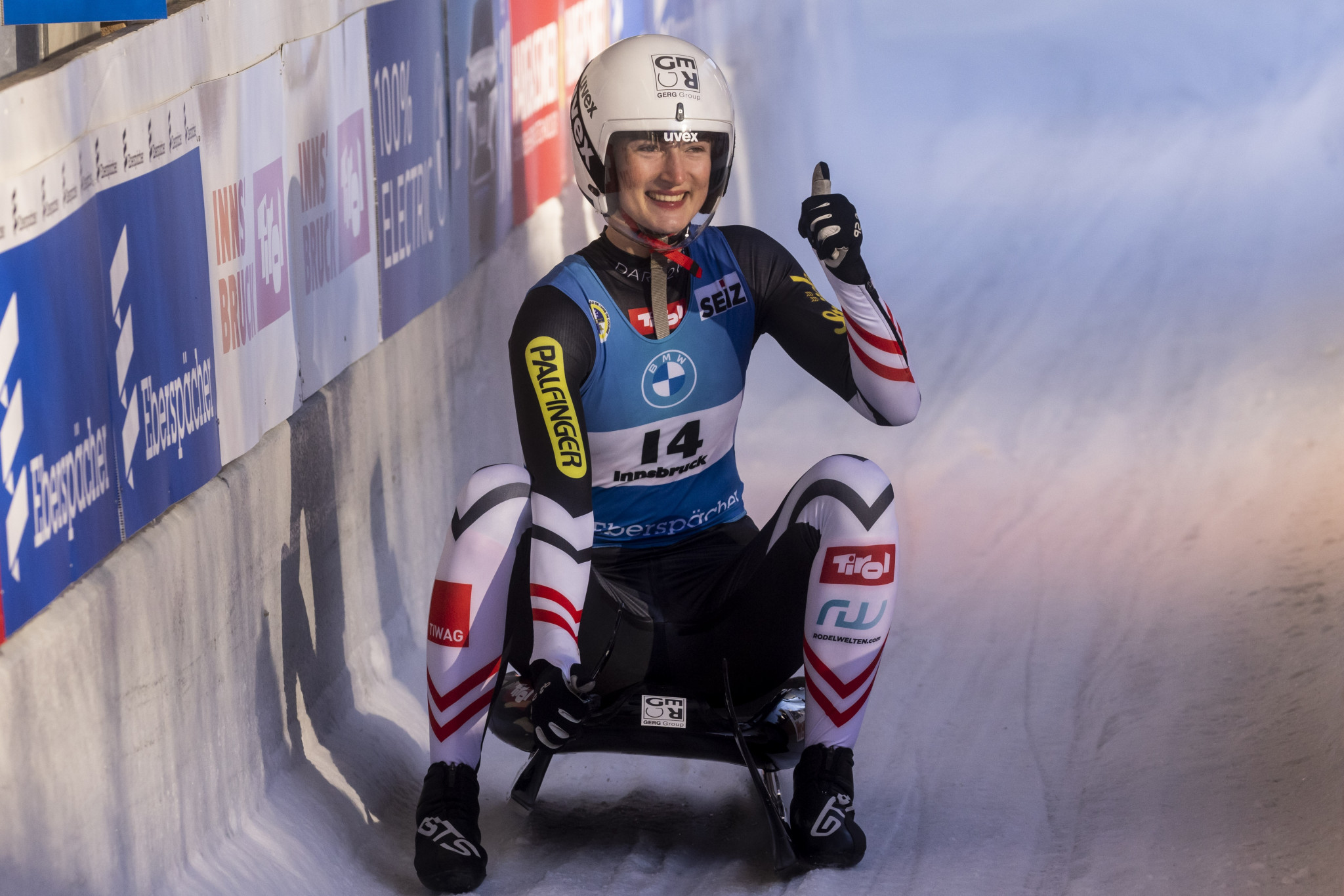 Egle wins fifth Luge World Cup race of season to increase pressure on Taubitz