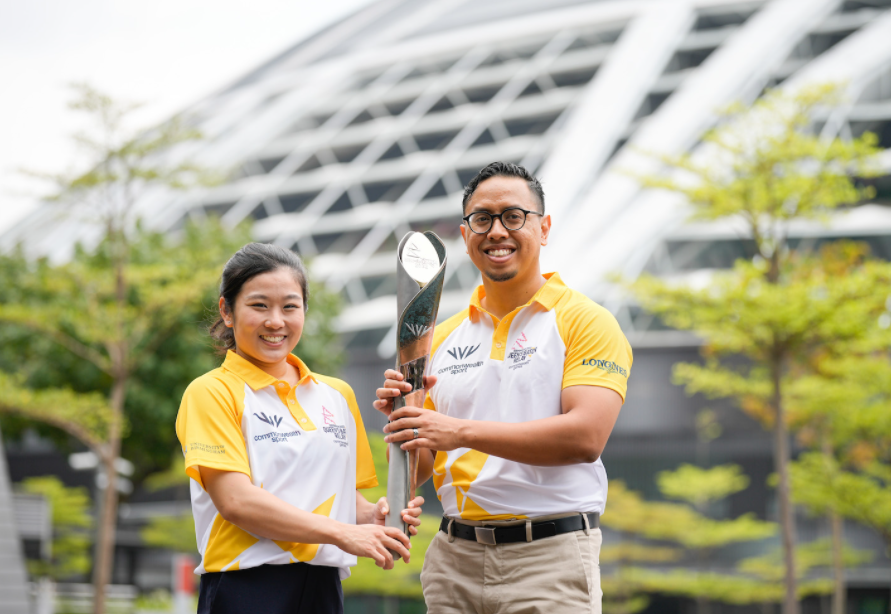 Lim Heem Wei, left, has been named as Singapore's Chef de Mission for the Birmingham 2022 Commonwealth Games, and will be assisted by deputy Amirudin Jamal, right ©CGS