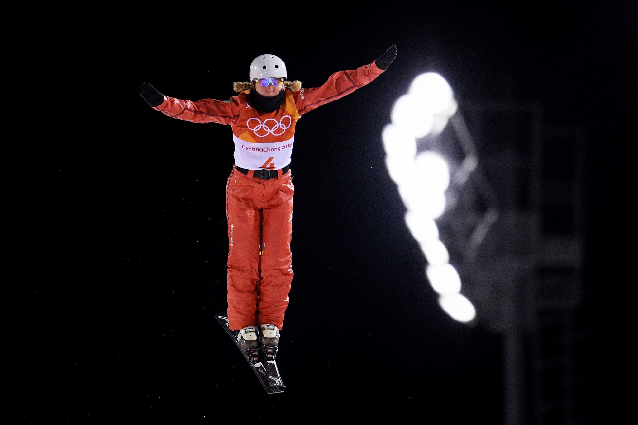 Former world freestyle skiing champion Aliaksandra Ramanouskaya was detained by police in November for for violating anti-protest laws ©Getty Images