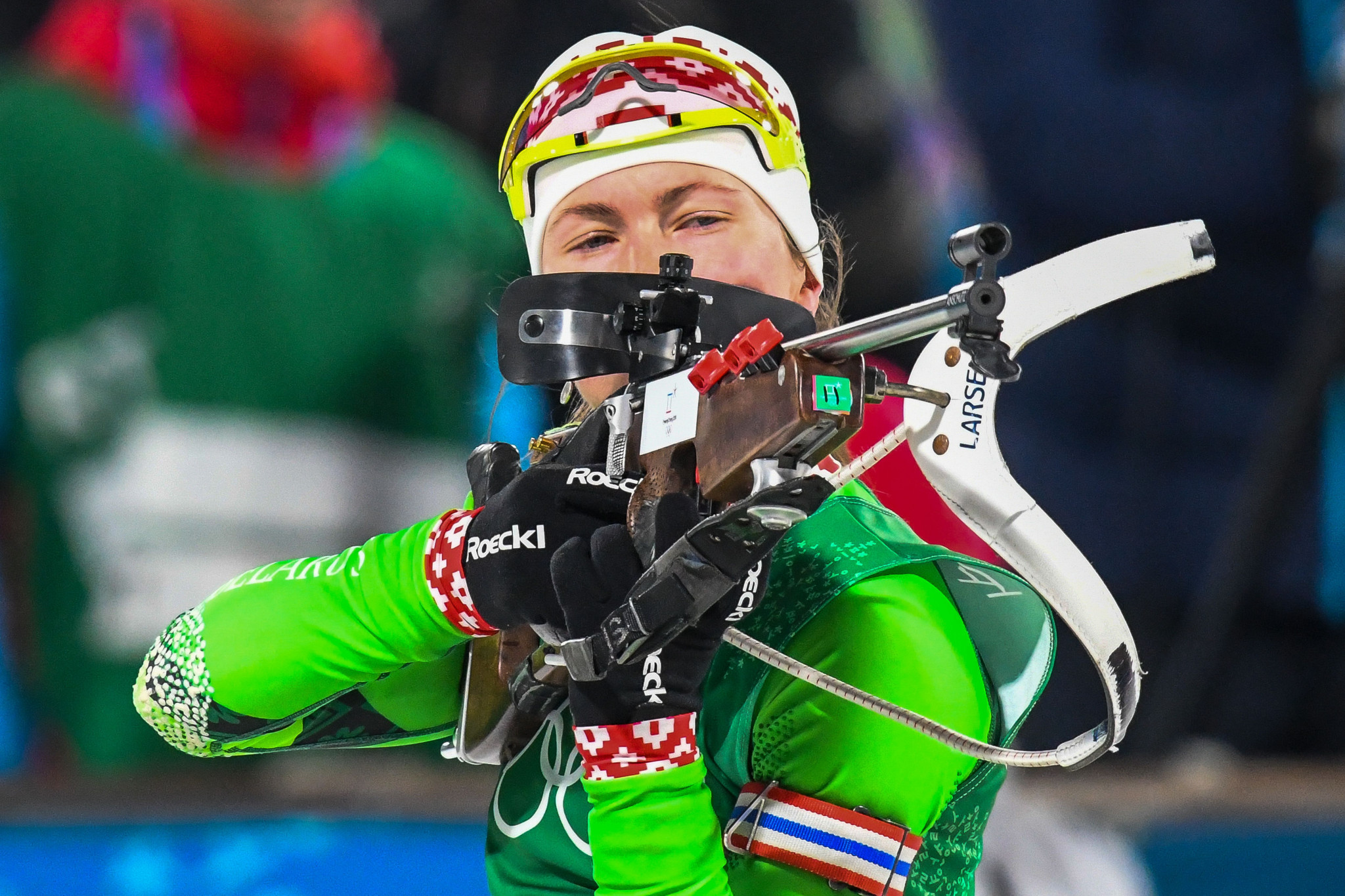 Belarus will be without their most successful Olympic athlete at Beijing 2022 following the retirement of four-time gold biathlon medallist Darya Domracheva, who is now coaching the Chinese team ©Getty Images