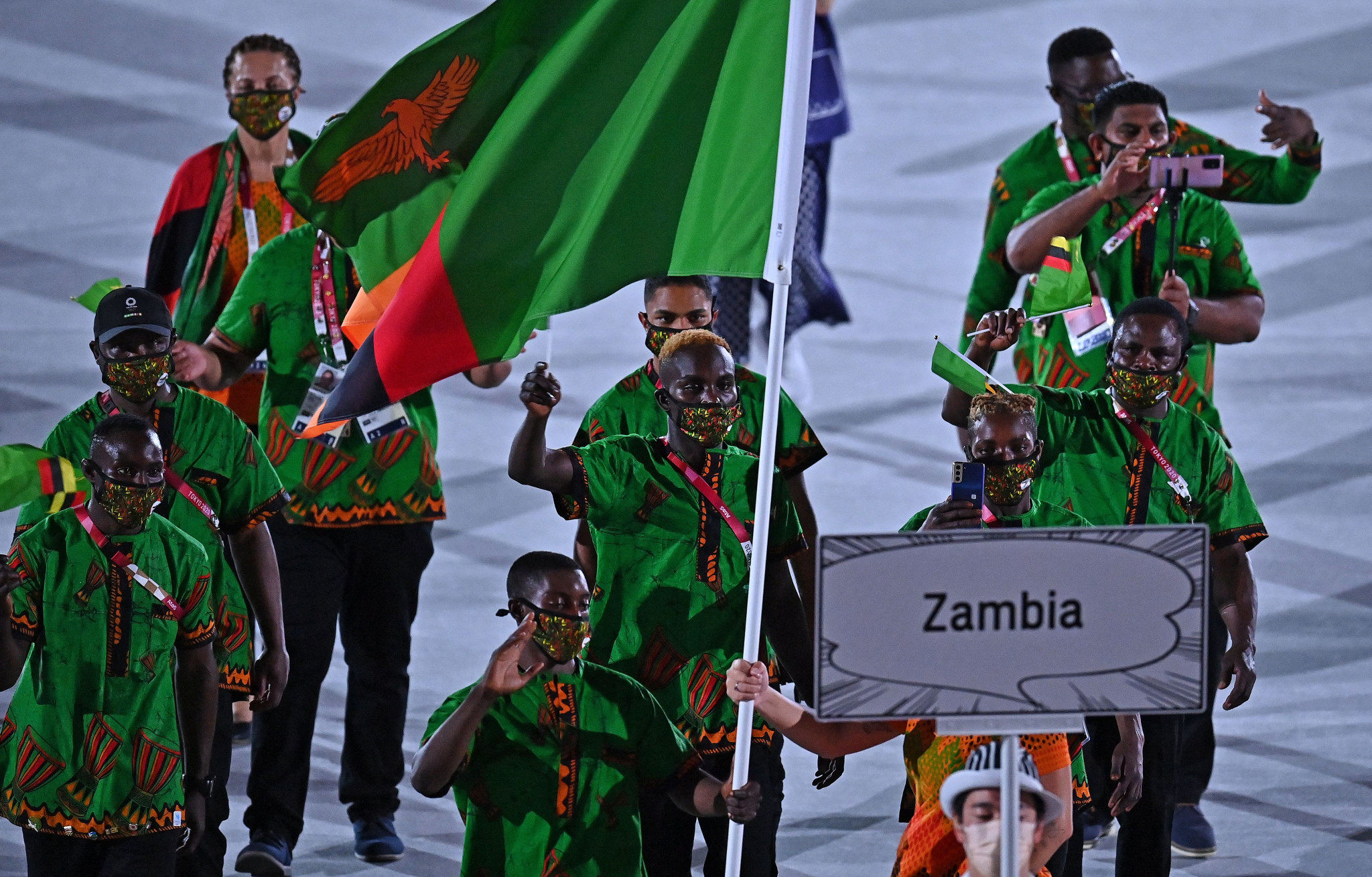 Zambia competed at its 14th Summer Olympic Games at Tokyo 2020 ©Getty Images