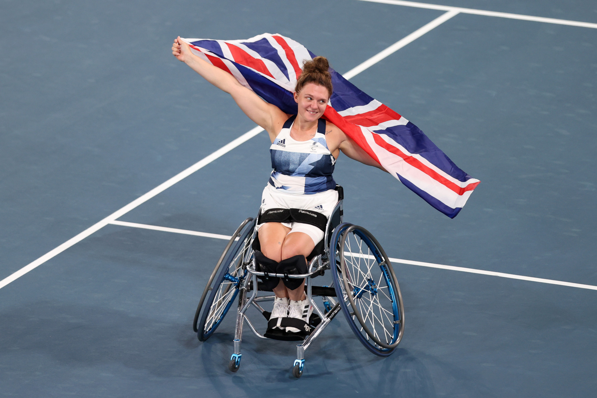 Wheelchair tennis player Jordanne Whiley is from Halesowen and has won several Grand Slams ©Getty Images