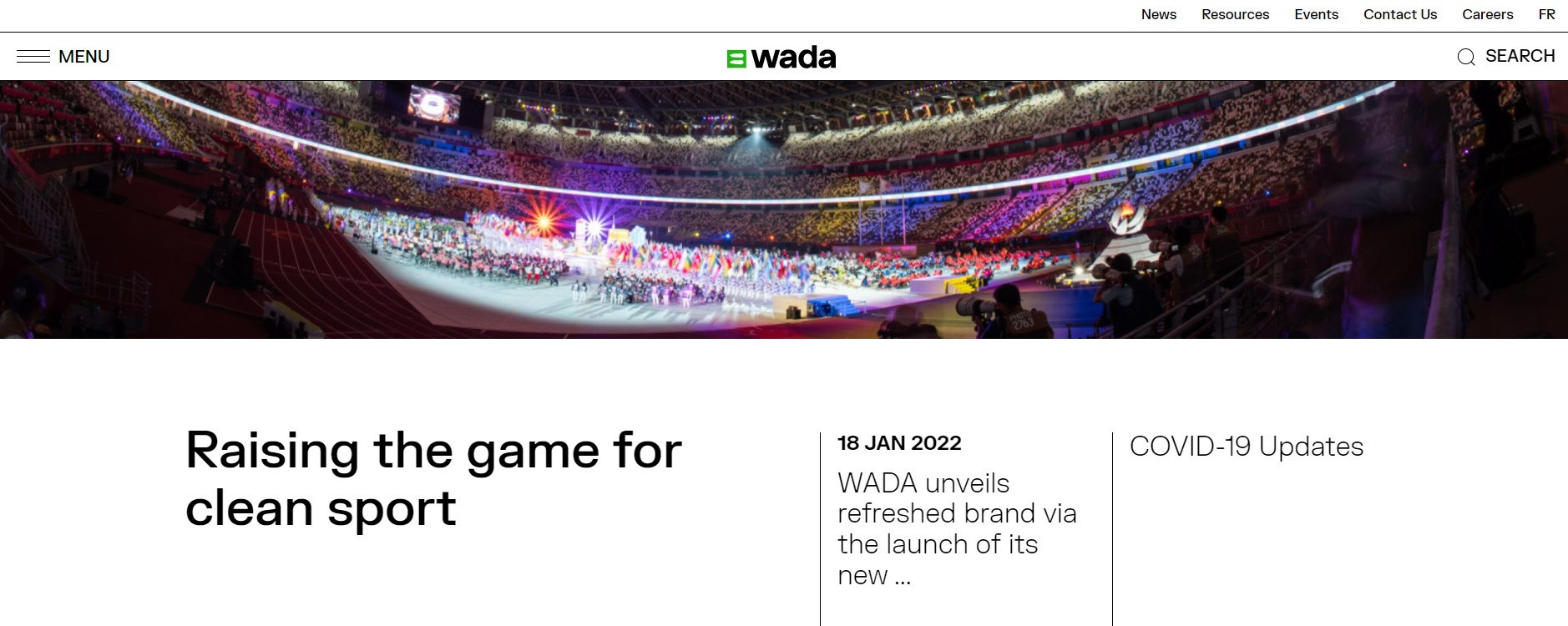 WADA has also launched a new website as part of its brand refresh ©WADA