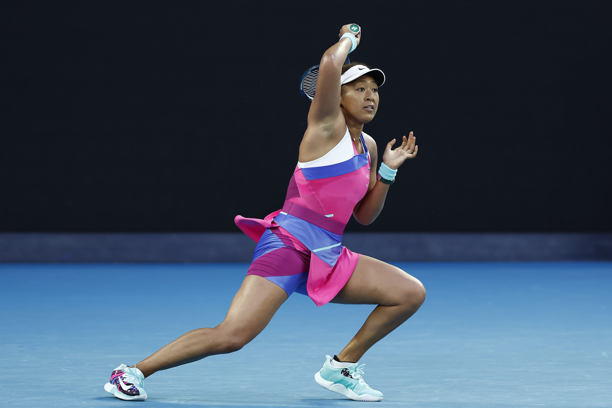 Japan's Naomi Osaka registered another straight-sets win as she looks to defend her women's singles title in Melbourne ©Getty Images