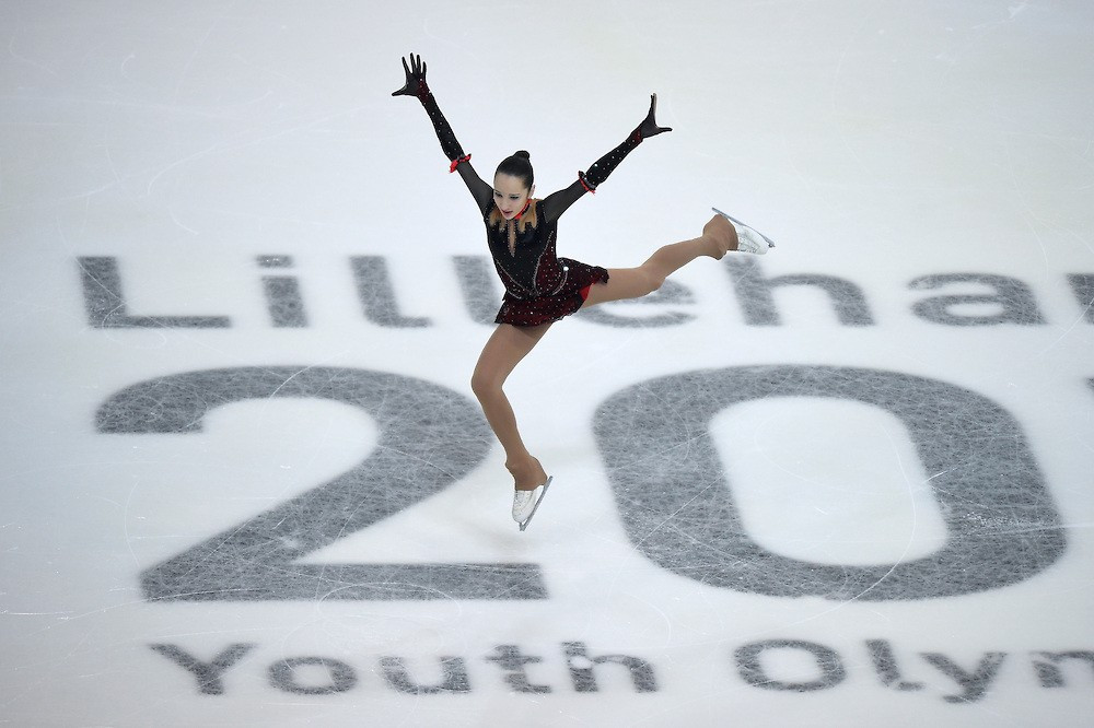 Fourteen-year-old skating prodigy Polina Tsurskaya won the women's individual competition 