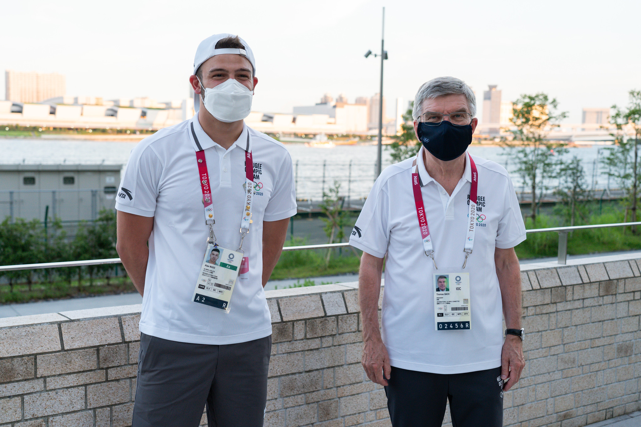 The IOC had come under pressure over its uniforms due to fears they were made using forced labour ©IOC