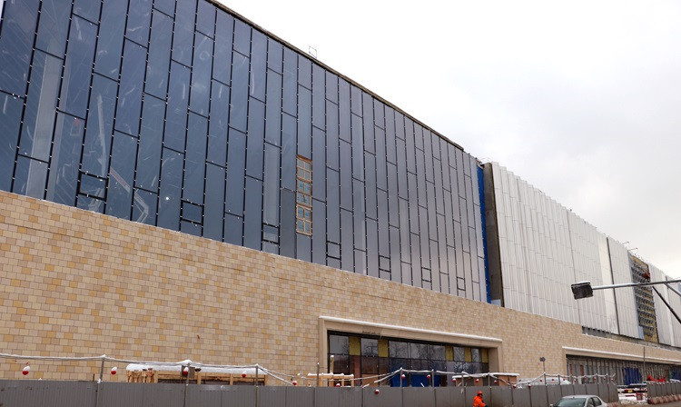 Façade work completed at new International Sambo and Boxing Center