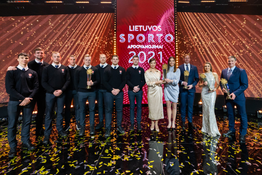The top athletes in Lithuanian sport were honoured at the awards ©LTOK