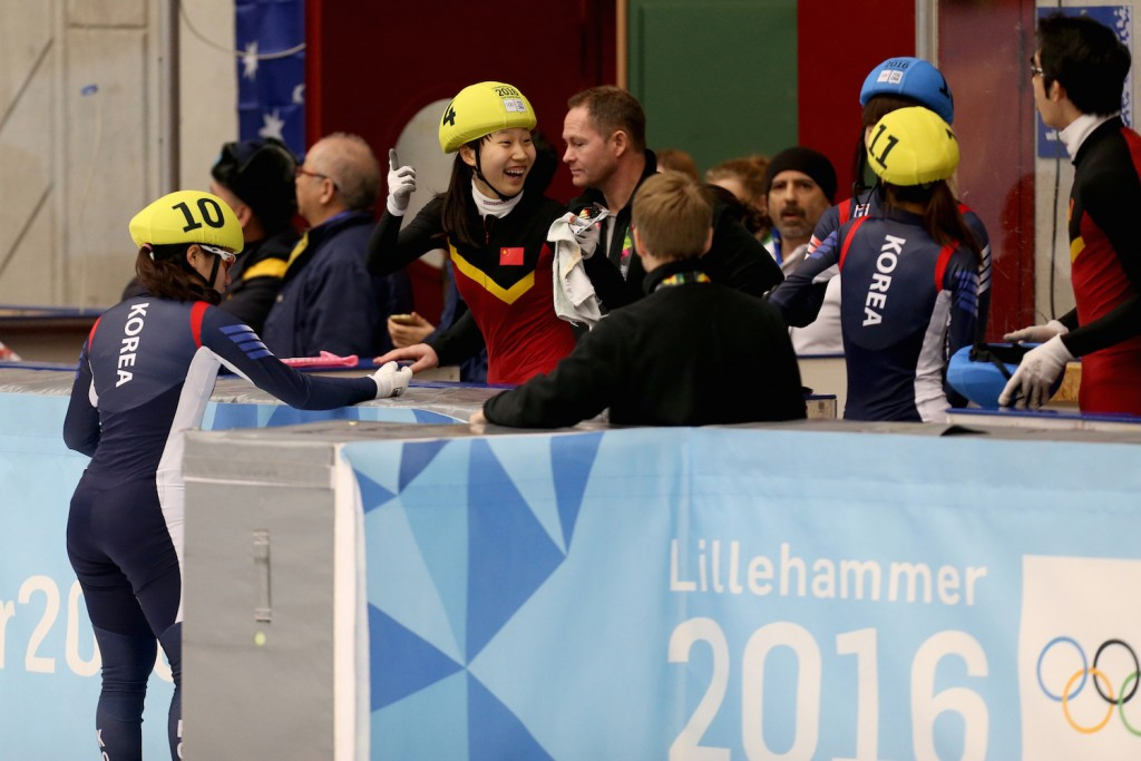 Heartbreak for South Korea as China gifted short-track gold at Lillehammer 2016