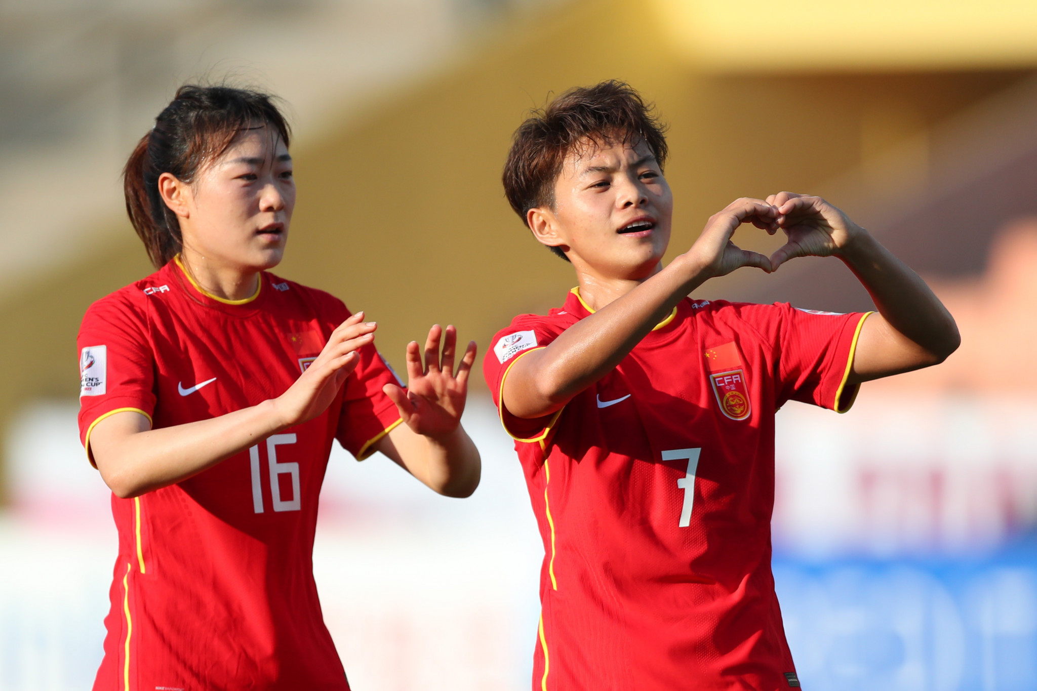 China start AFC Women's Asian Cup with comfortable win, while hosts India held