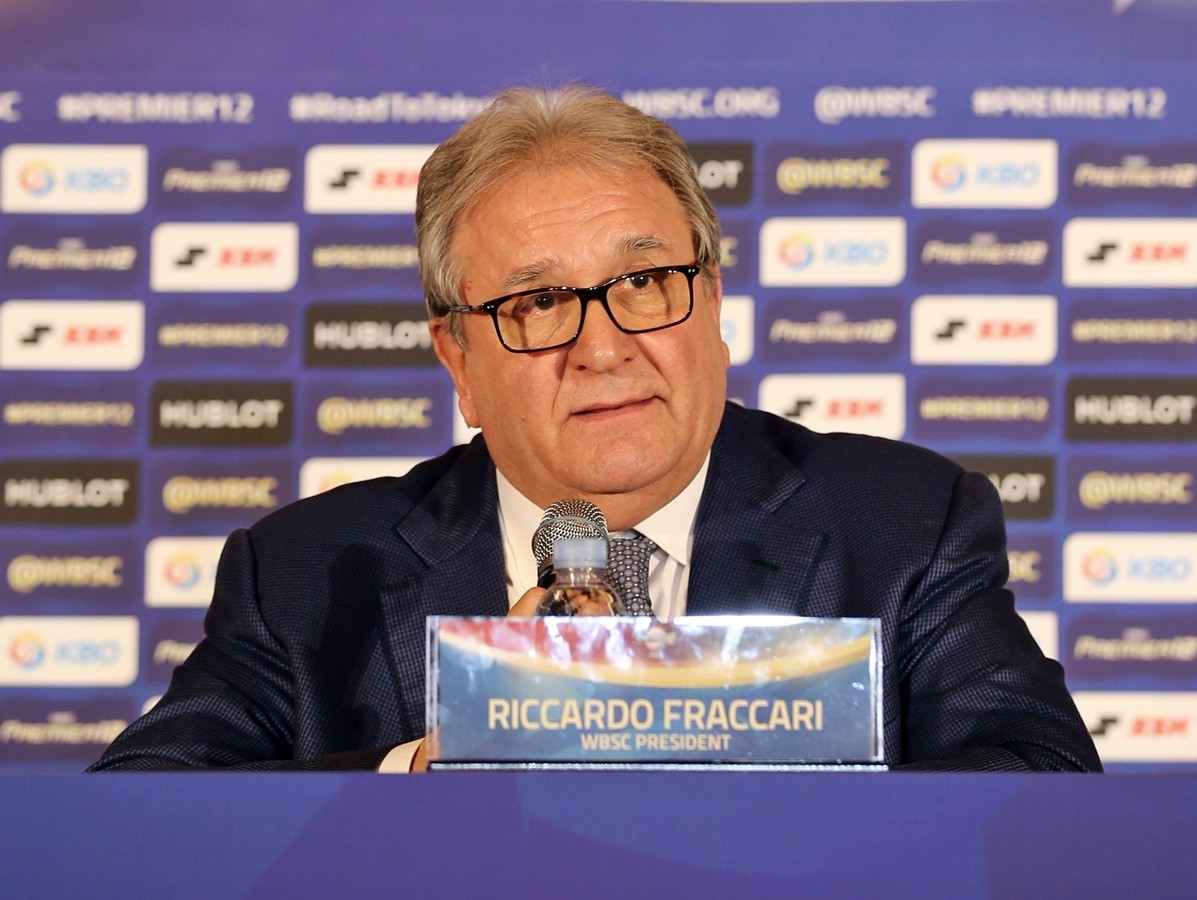 WBSC President Riccardo Fraccari is up for re-election at this year's Congress ©WBSC