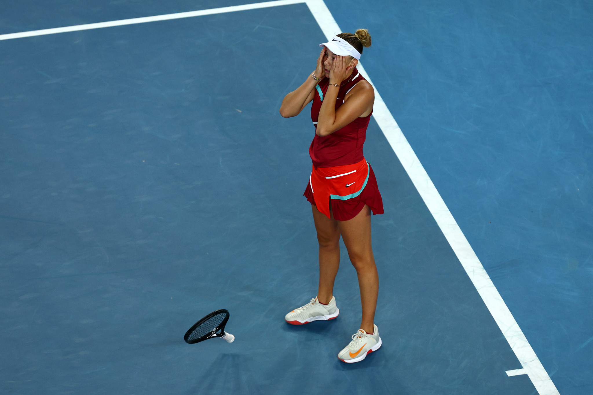 Impressive Anisimova ends Osaka's title defence at Australian Open