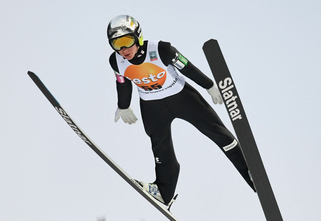 Cene Prevc topped qualification at the Ski Jumping World Cup in Titisee-Neustadt ©Getty Images