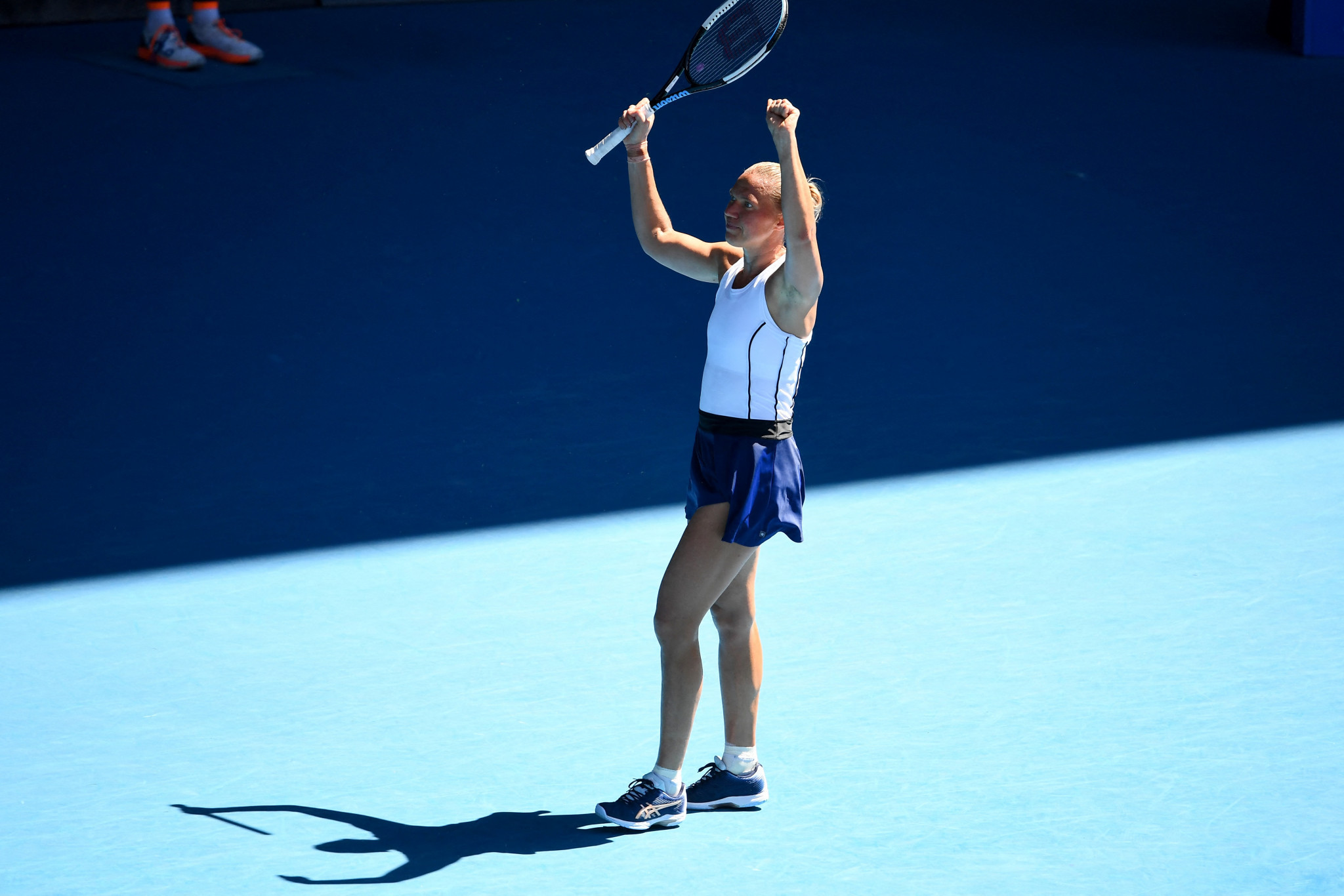 Kaia Kanepi reached the fourth round for the first time at the age of 36 ©Getty Images