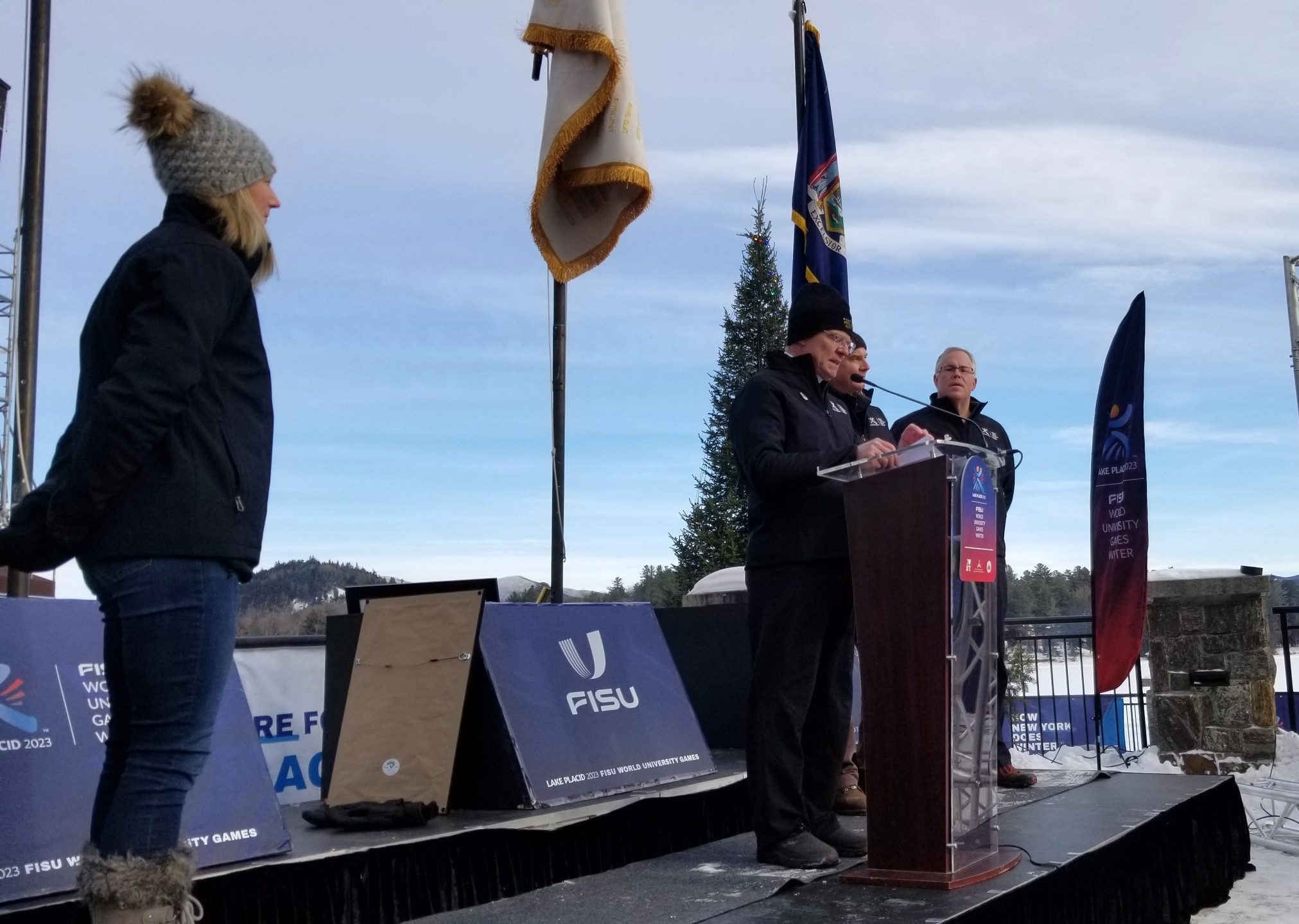Lake Placid Mayor Art Devlin said the Games will deliver a strong legacy for the region ©Lake Placid 2023