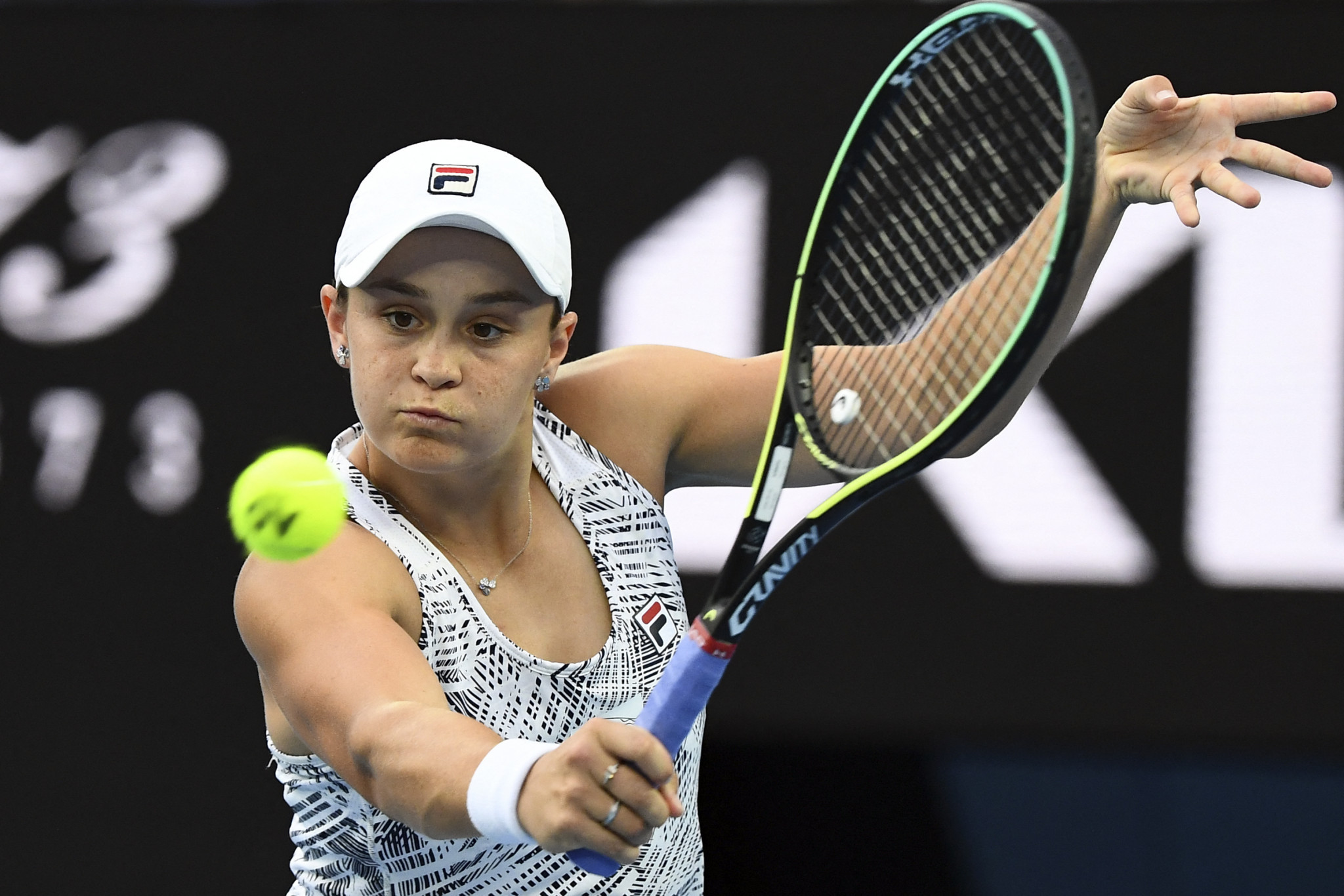 World number one Ashleigh Barty remains on course in the women's singles ©Getty Images