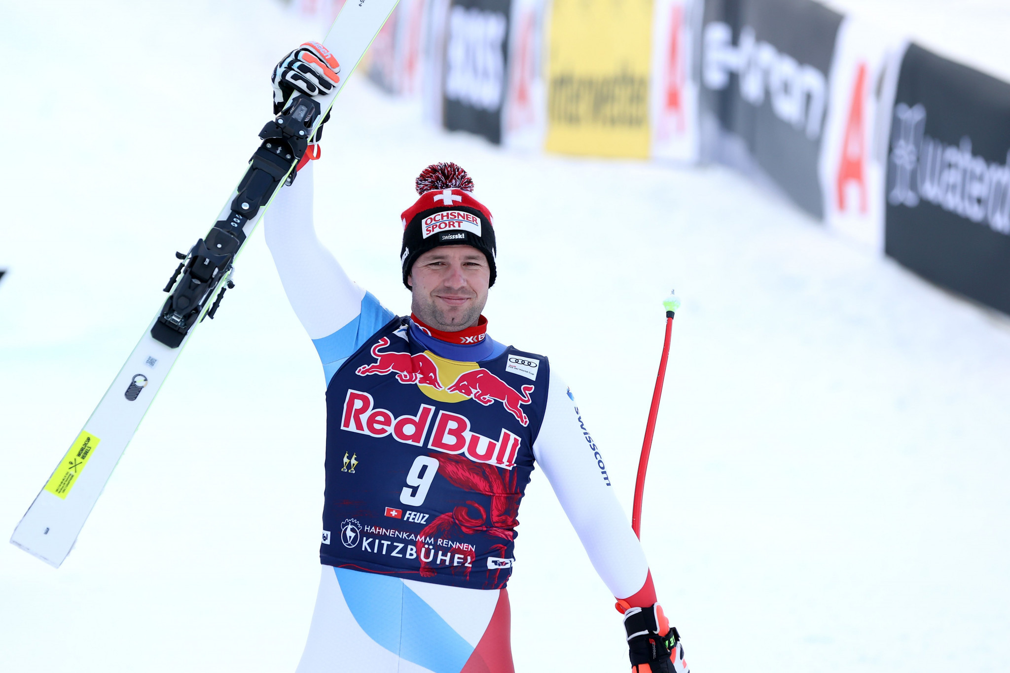Feuz earns first Alpine Ski World Cup win of season in downhill at Kitzbühel