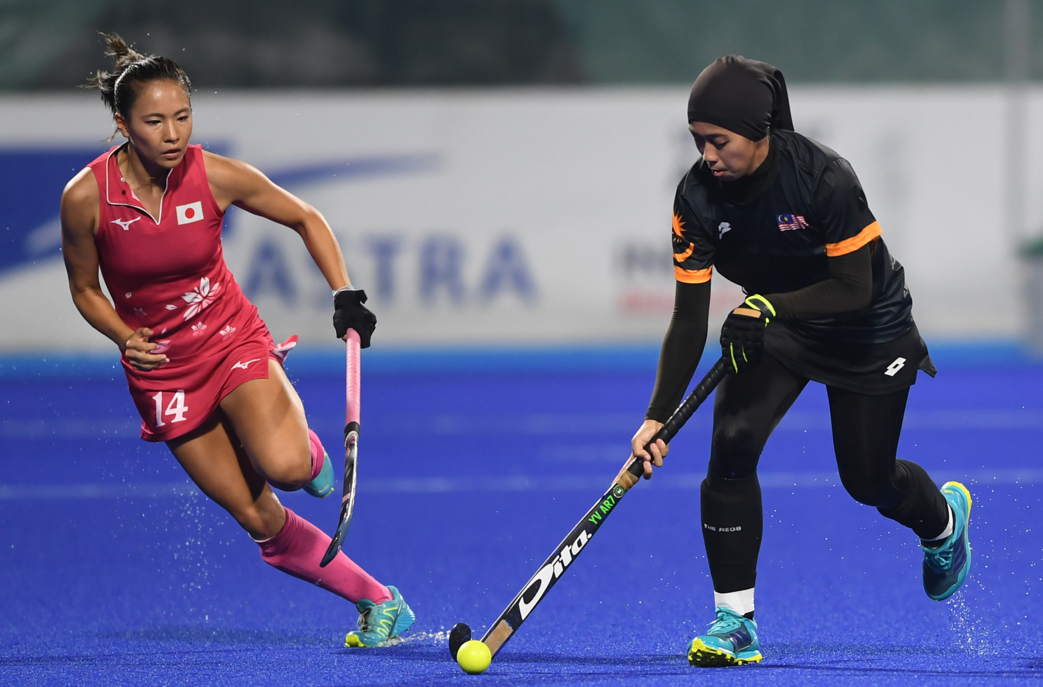 Fatin Sukri got on the scoresheet for Malaysia against Singapore ©Getty Images