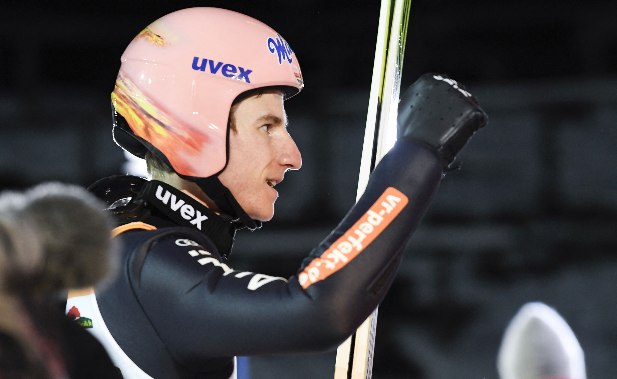 Karl Geiger has now extended his lead in the Ski Jumping World Cup standings ©Getty Images