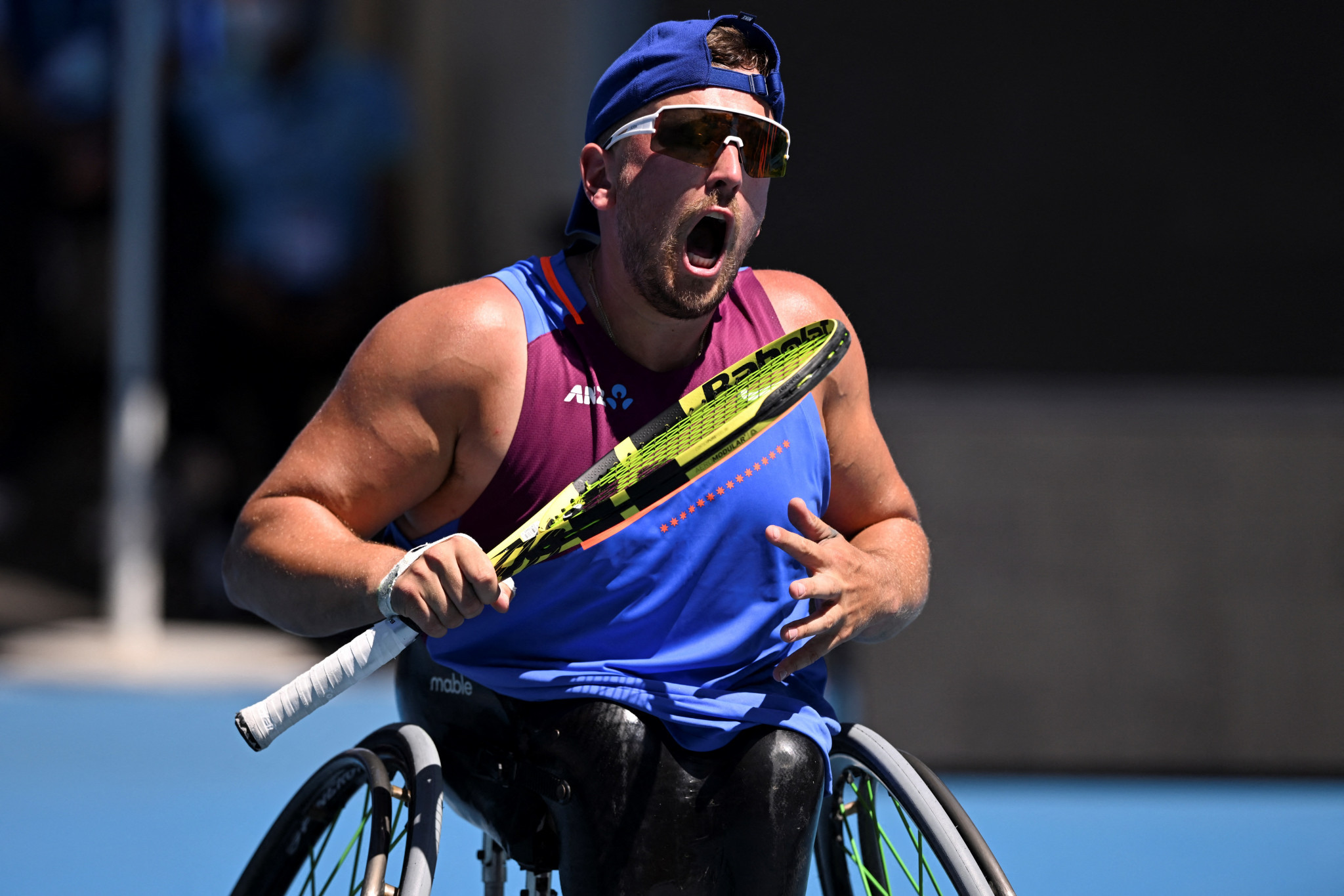 Alcott powers through to Australian Open wheelchair quad final in search of seventh title