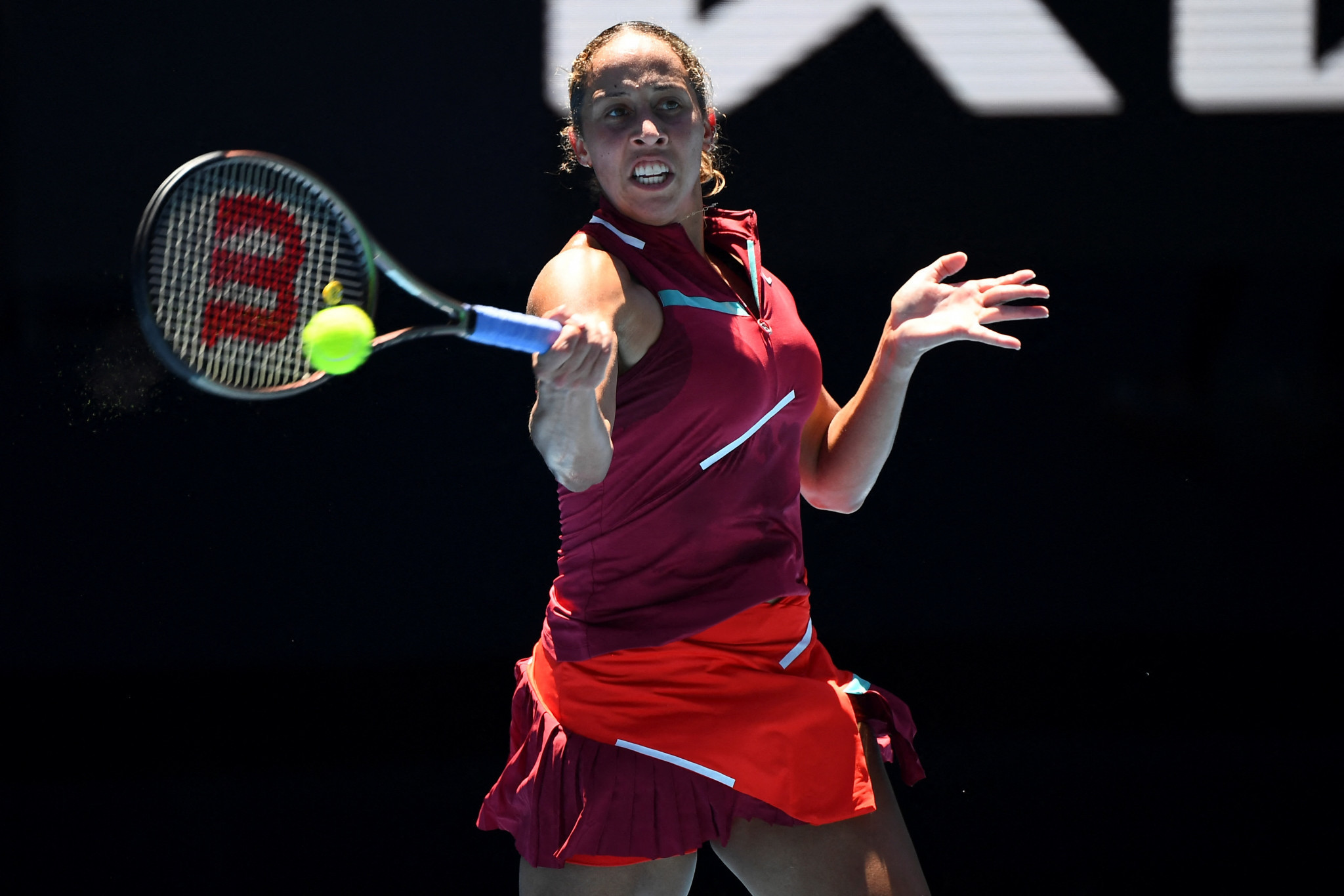 Unseeded American Madison Keys produced a stunning 6-3, 6-2 upset against world number four Barbora Krejčíková of the Czech Republic at the Rod Laver Arena ©Getty Images