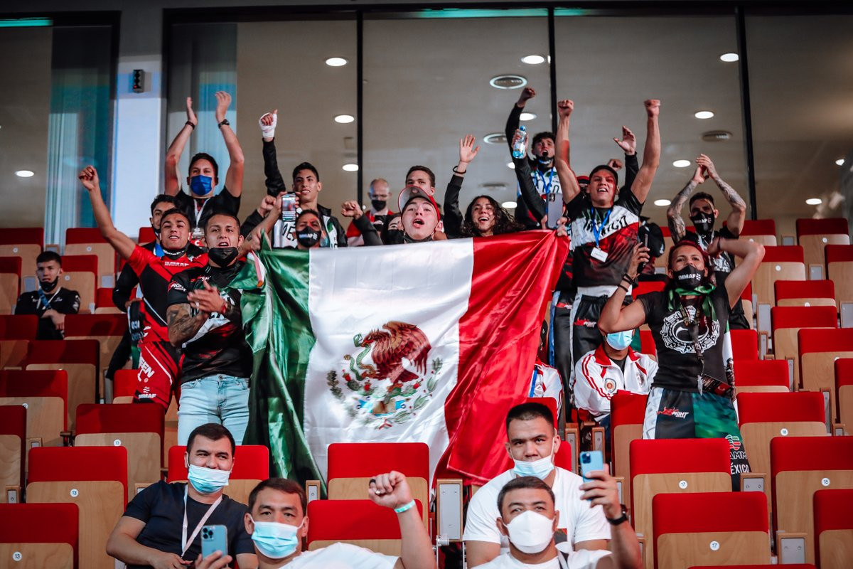 The loud Mexican team once again made their presence felt ©IMMAF
