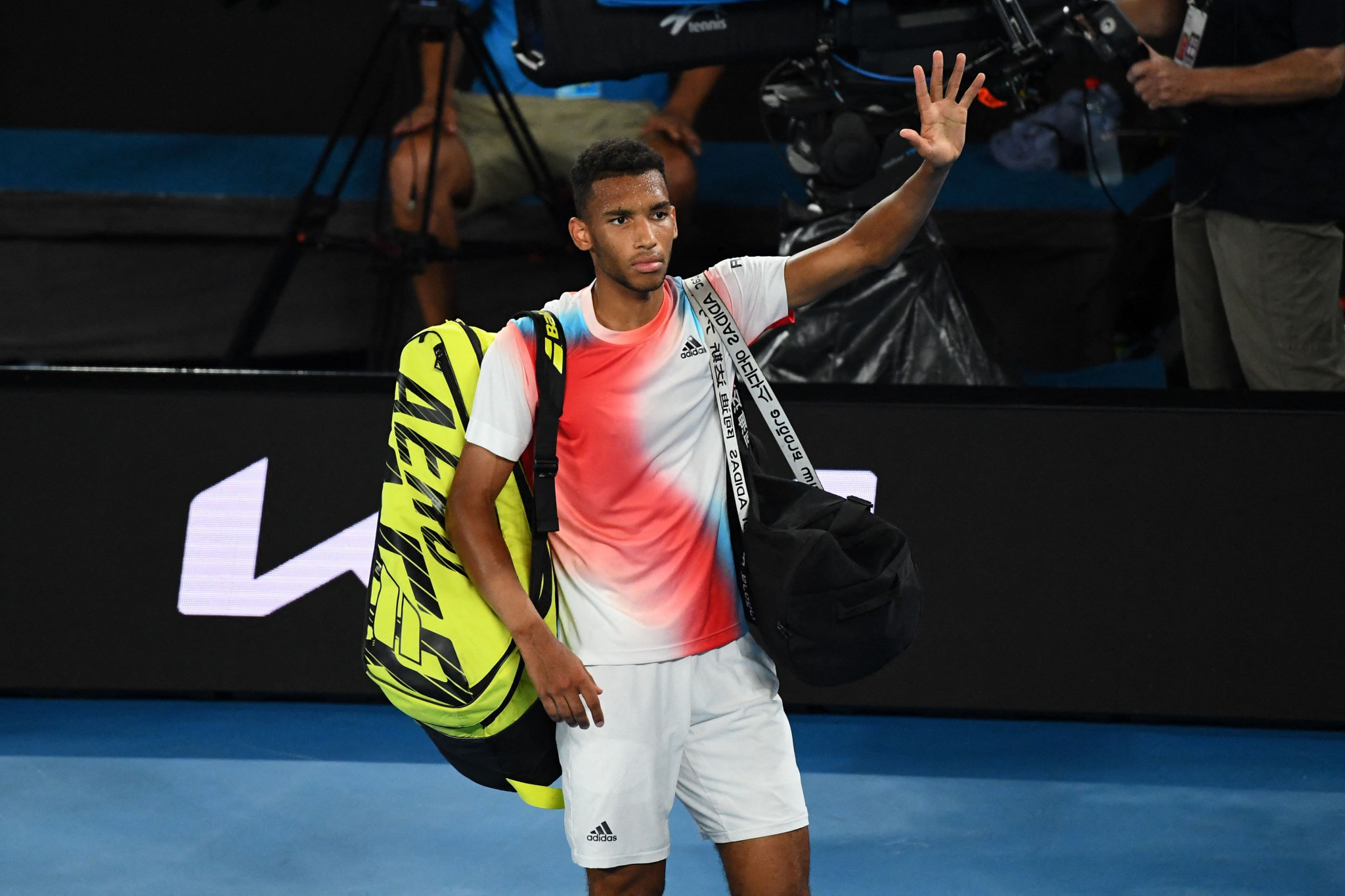 Canada's Félix Auger-Aliassime said he will leave the Australian Open with his head held high following his quarter-final exit ©Getty Images
