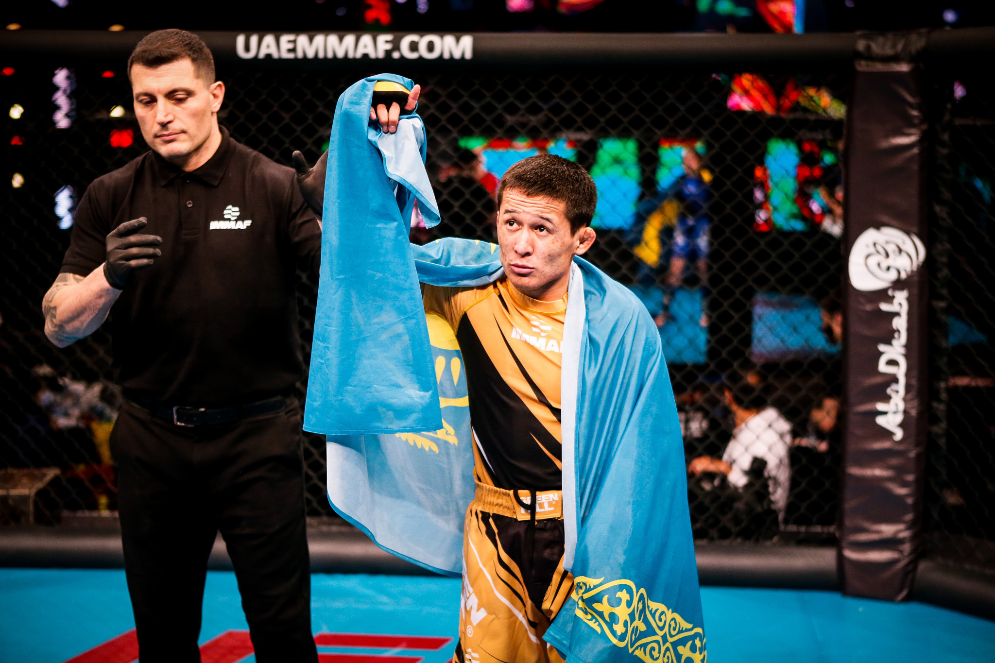 Kazakhstan strawweight Bagdat Zhubanysh remains on course for a third world title ©IMMAF