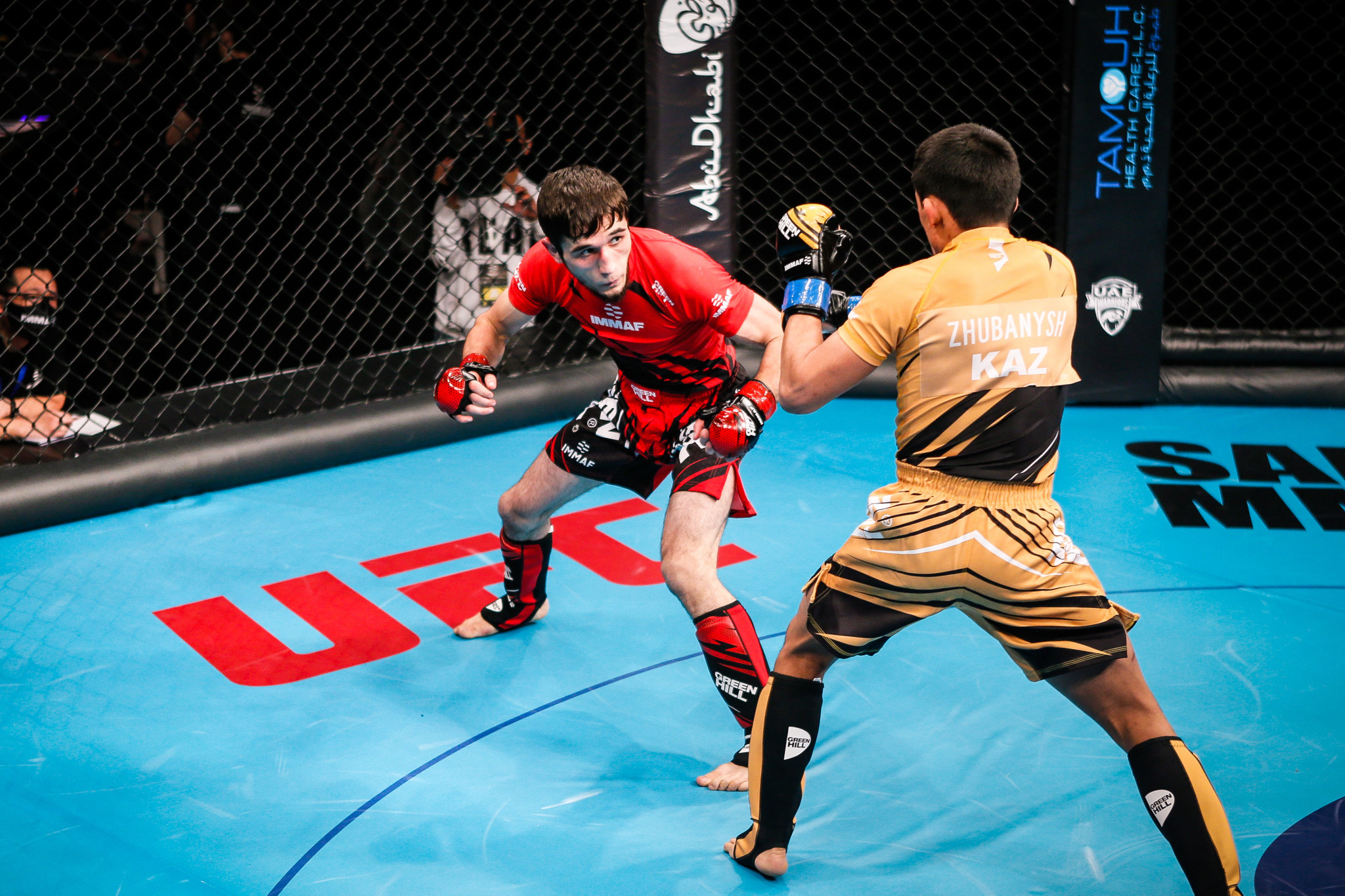 Bagdat Zhubanysh kept his dream of a third world strawweight title alive ©IMMAF