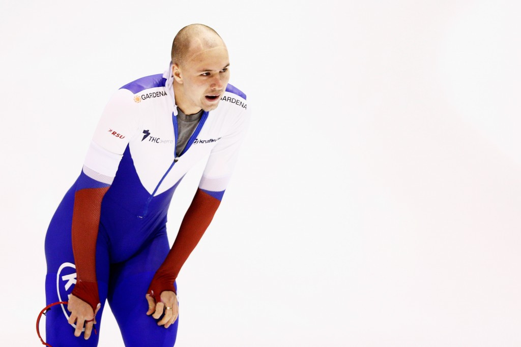Pavel Kulizhnikov won two gold medals for Russia in Kolomna
