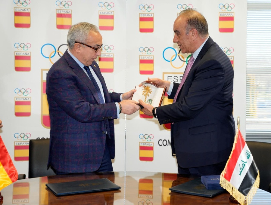 The Spanish and Iraq NOCs have signed an MoU ©NOCI