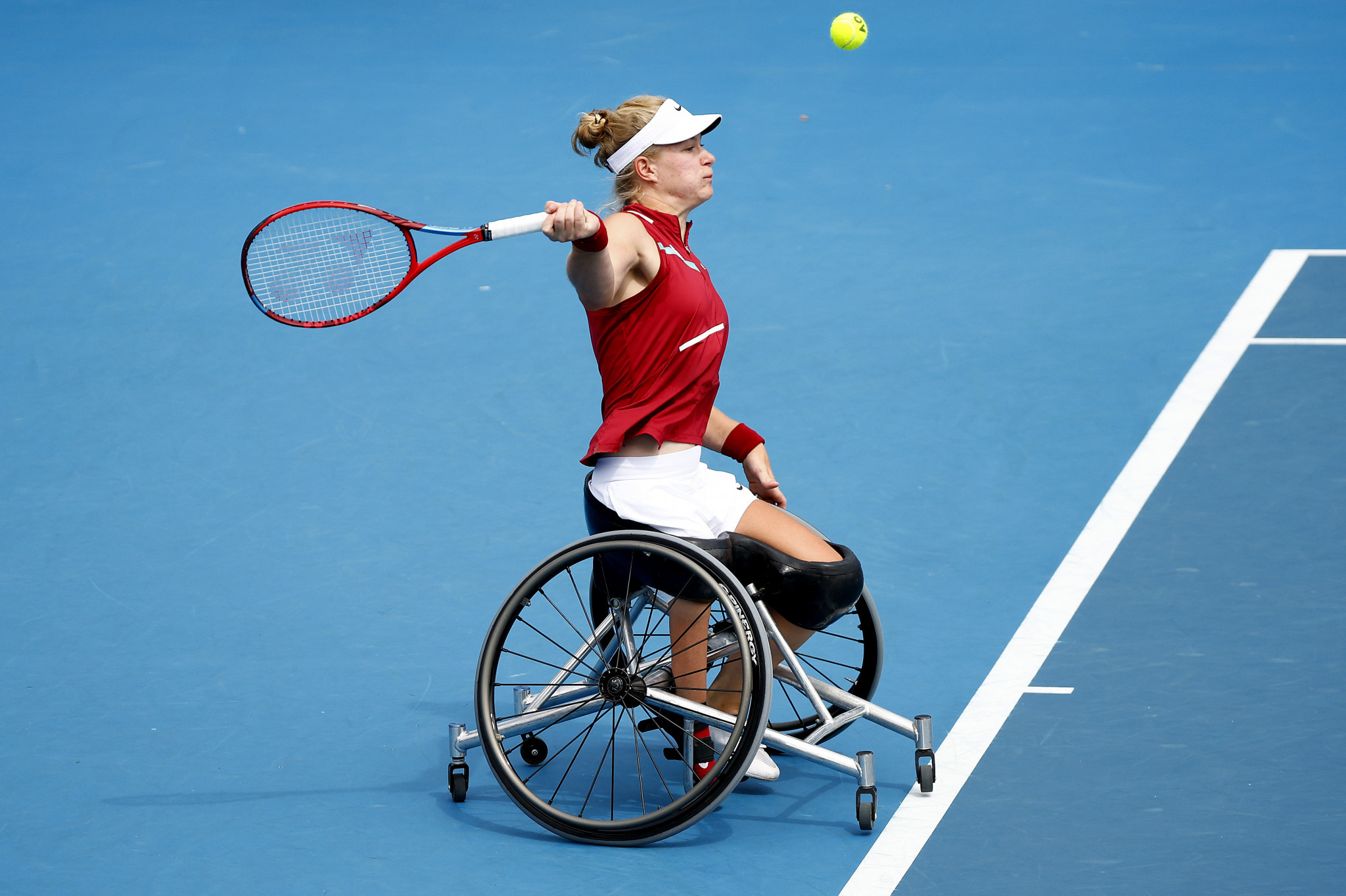 In an all-Dutch women's wheelchair singles final, Paralympic champion Diede de Groot triumphed 6-1, 6-1 over Aniek van Koot ©Getty Images