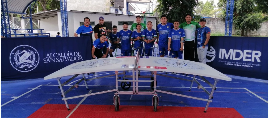Introductory Para teqball event held in El Salvador