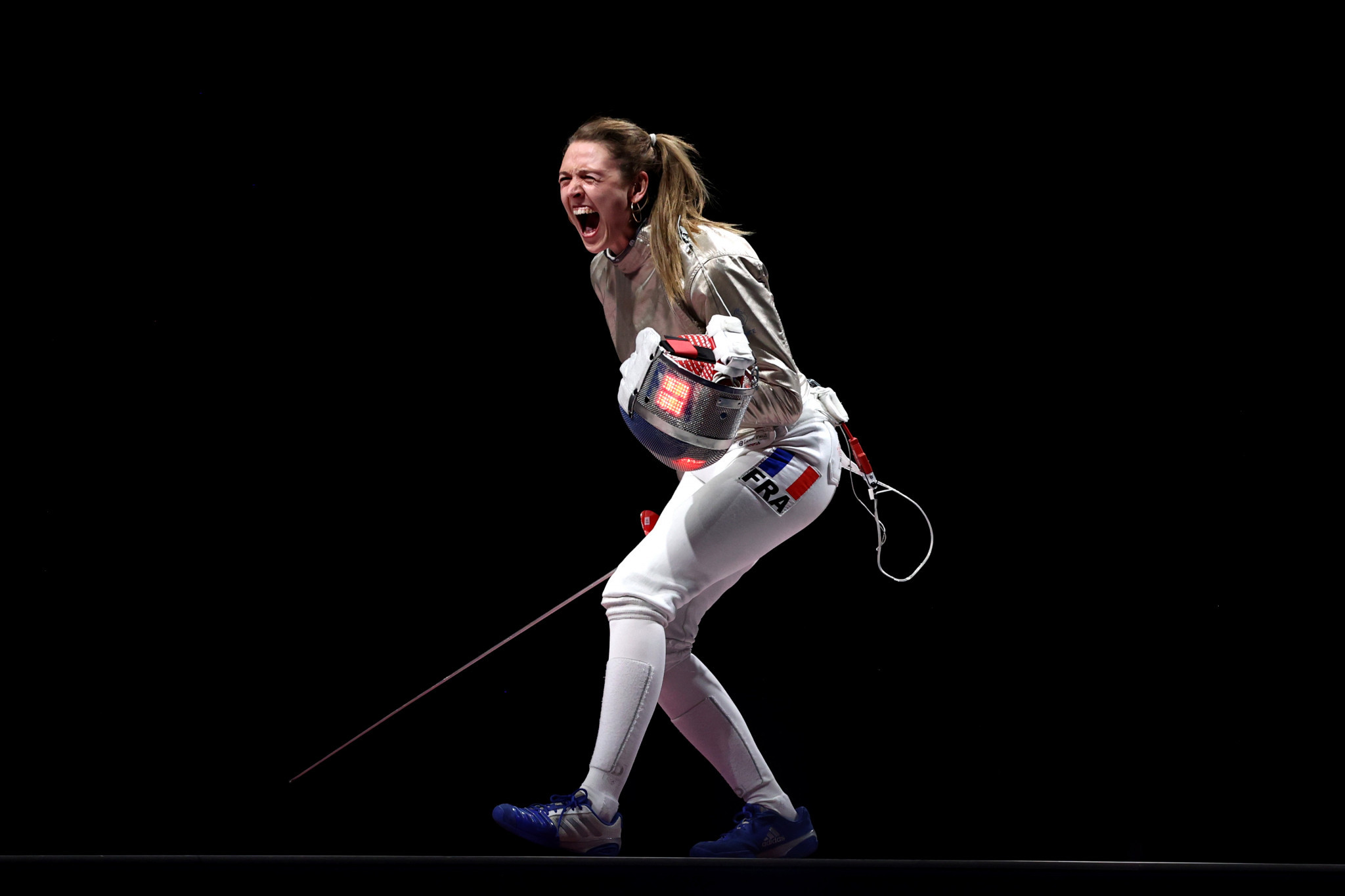 Manon Apithy-Brunet secured the first major individual gold of her career on the final day of the European Fencing Championships ©Getty Images