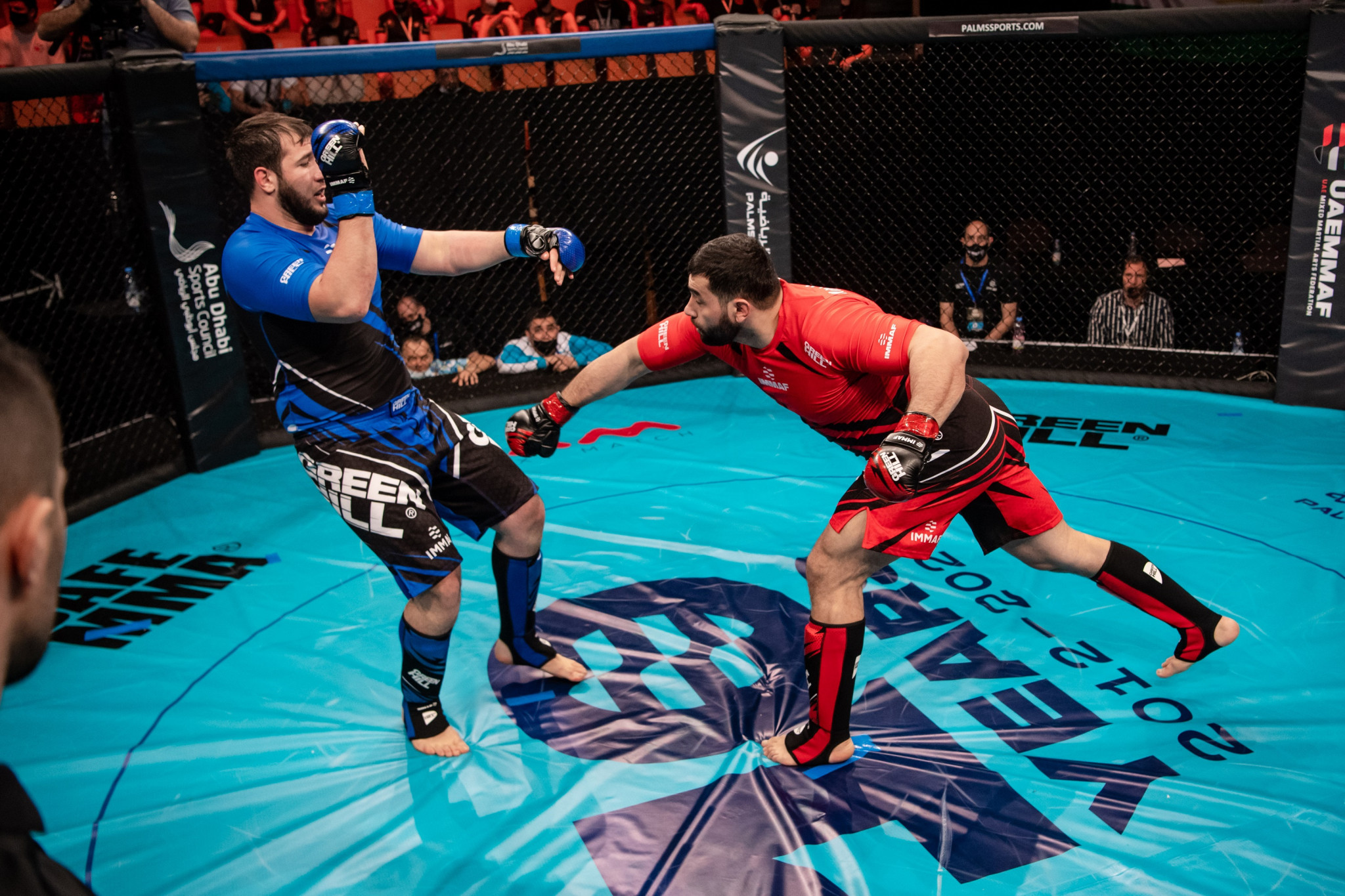 Plenty of huge punches were thrown throughout the day ©IMMAF