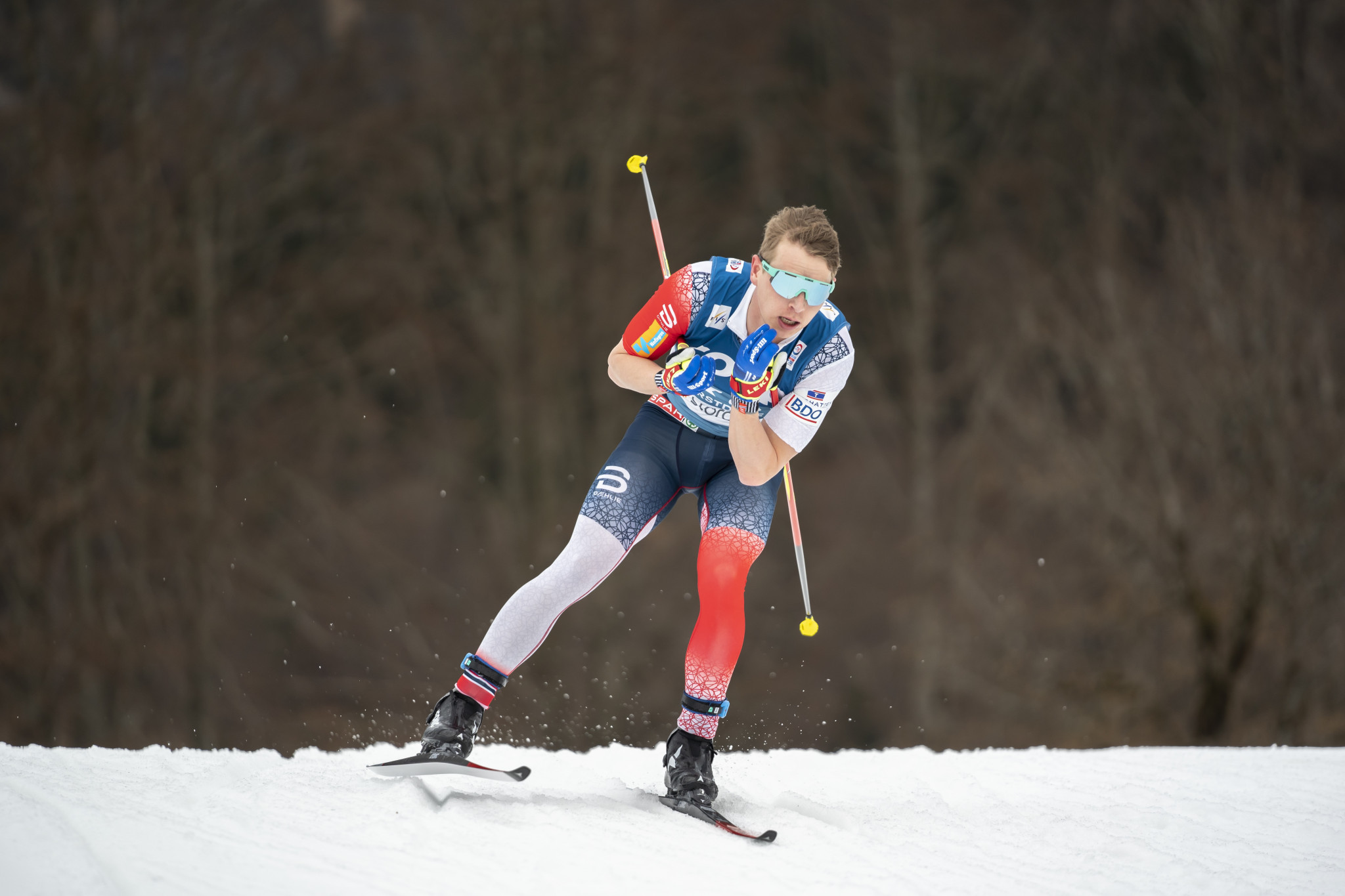 Simen Hegstad Krüger has become the latest Norwegian cross-country skier to test positive for coronavirus ©Getty Images